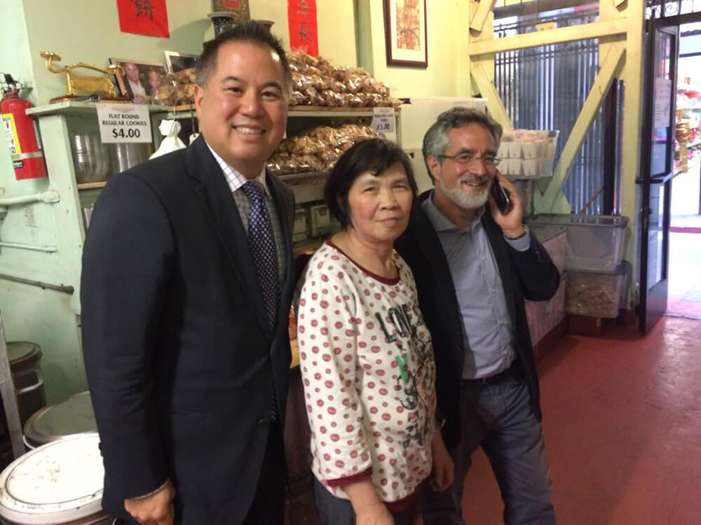 Assemblyman Phil Ting and Supervisor Aaron Peskin