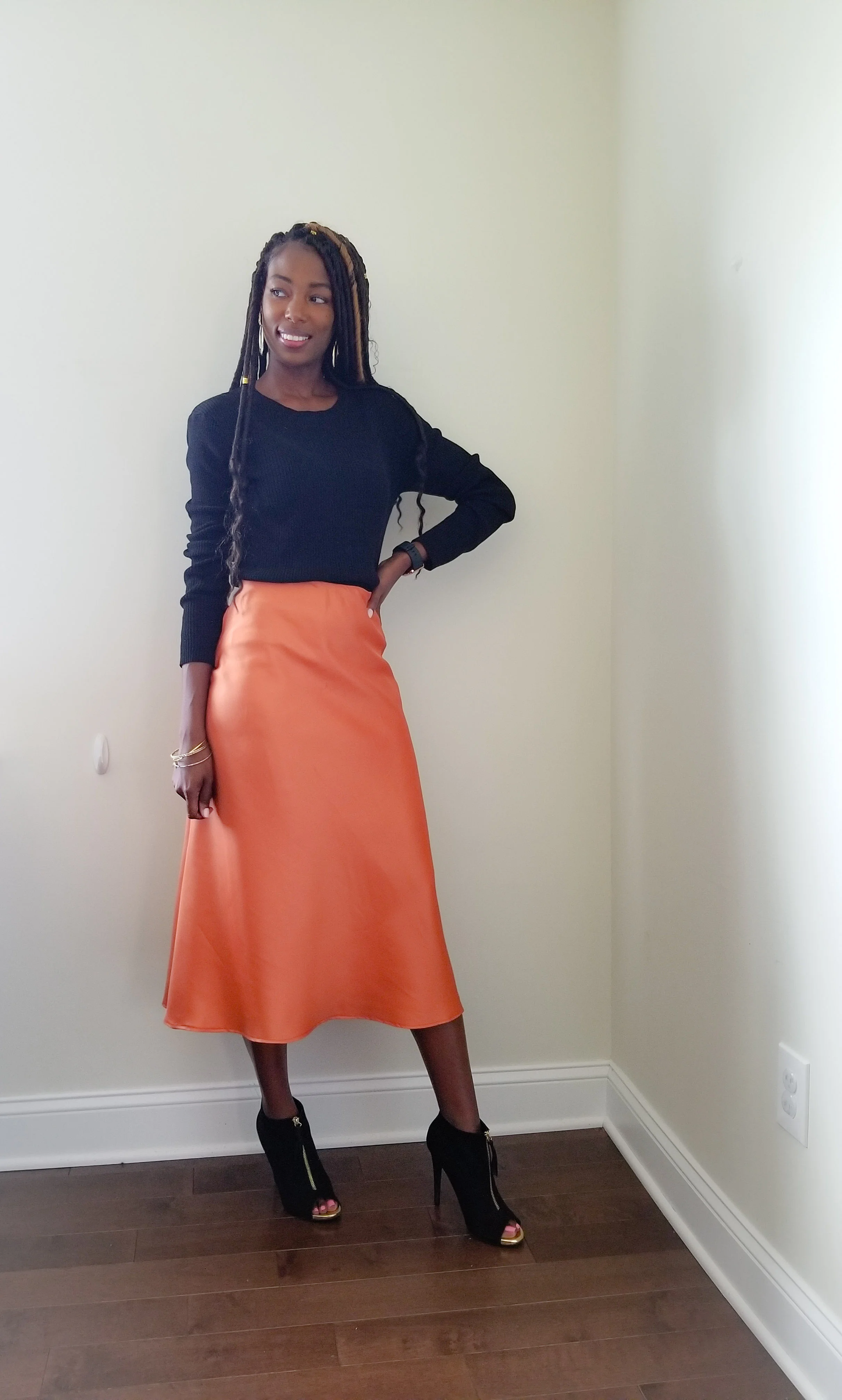 satin skirt pattern