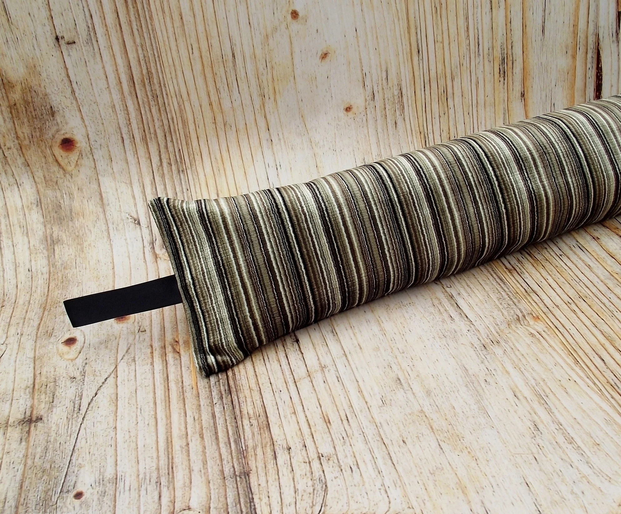 Chenille stripe draught excluder.JPG