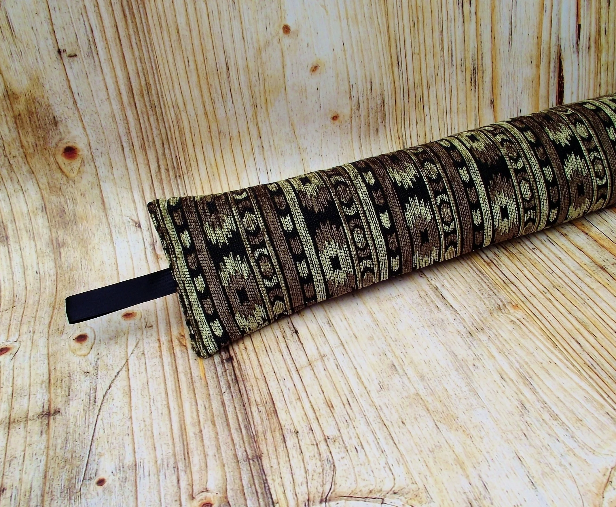 Chenille Pattern draught excluder.JPG