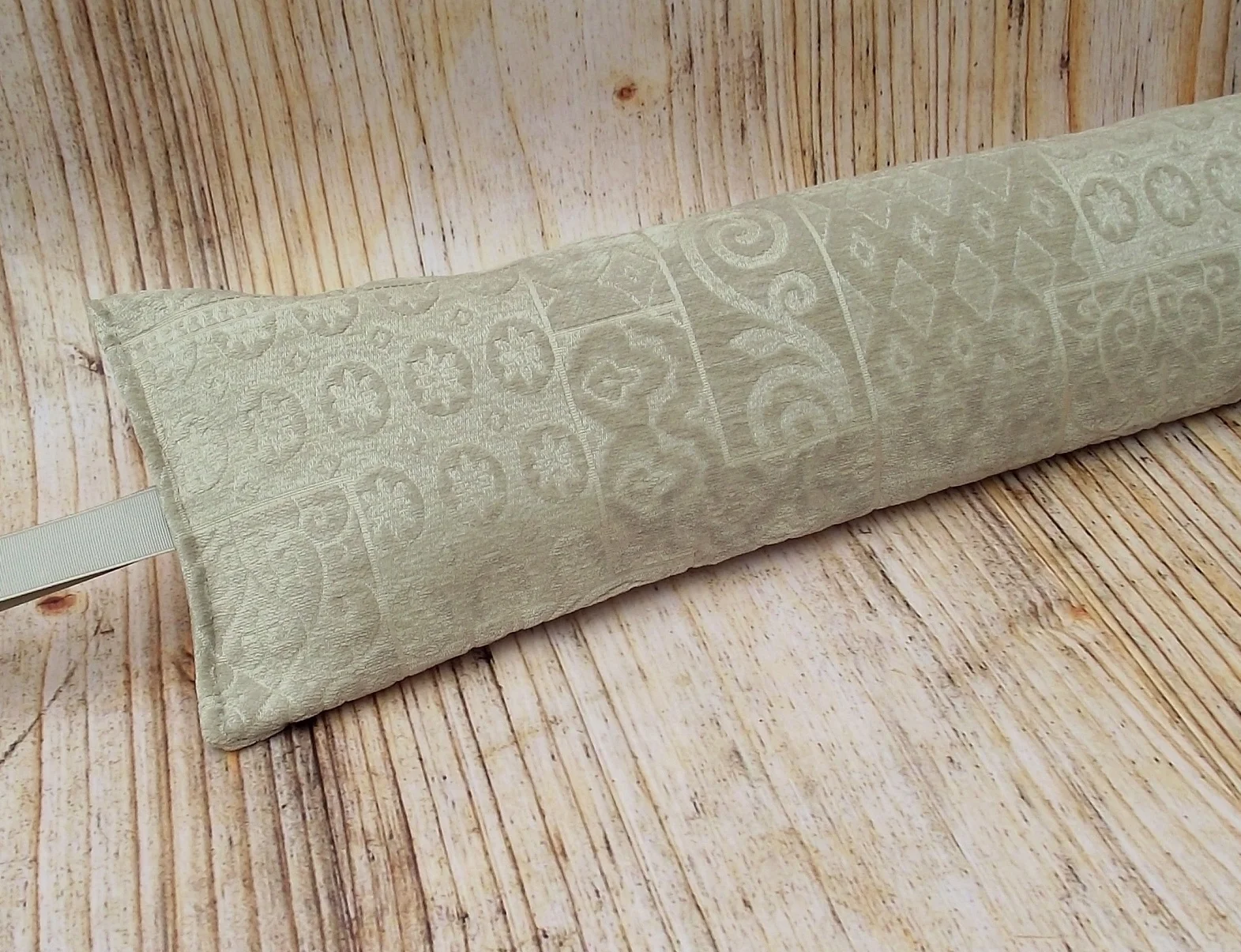 Ivory chenille draught excluder - Copy.JPG