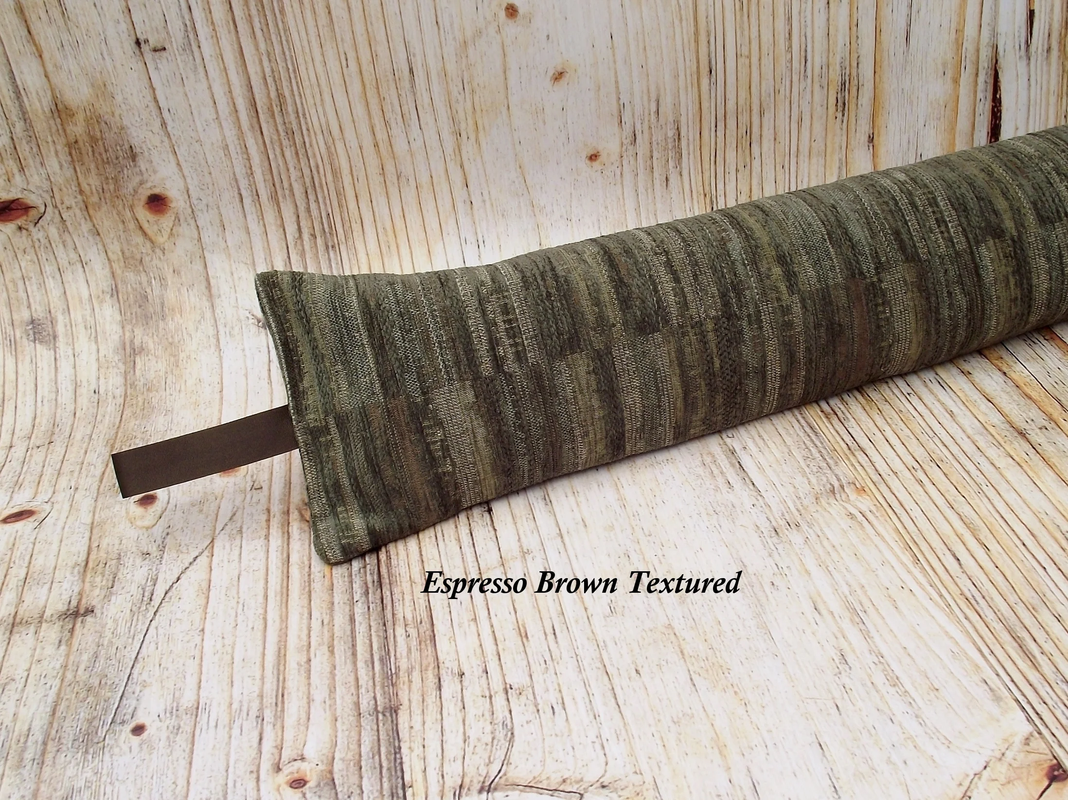 Espresso brown draught excluder.JPG