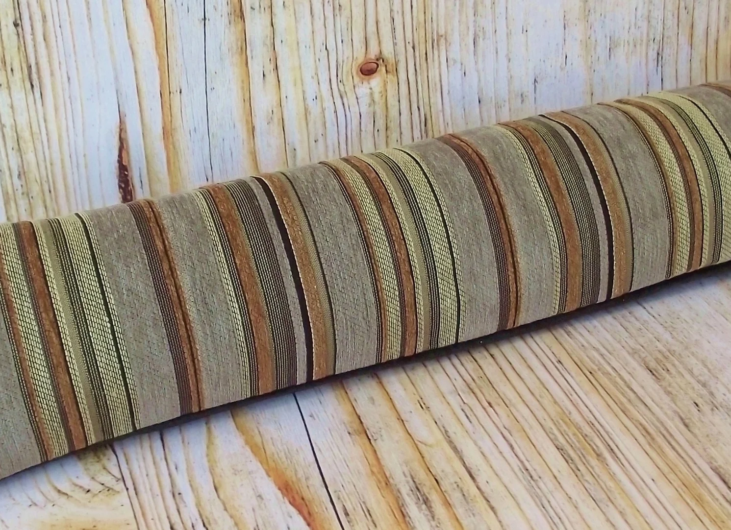 Mushroom chenille stripe draught excluder - Copy.JPG