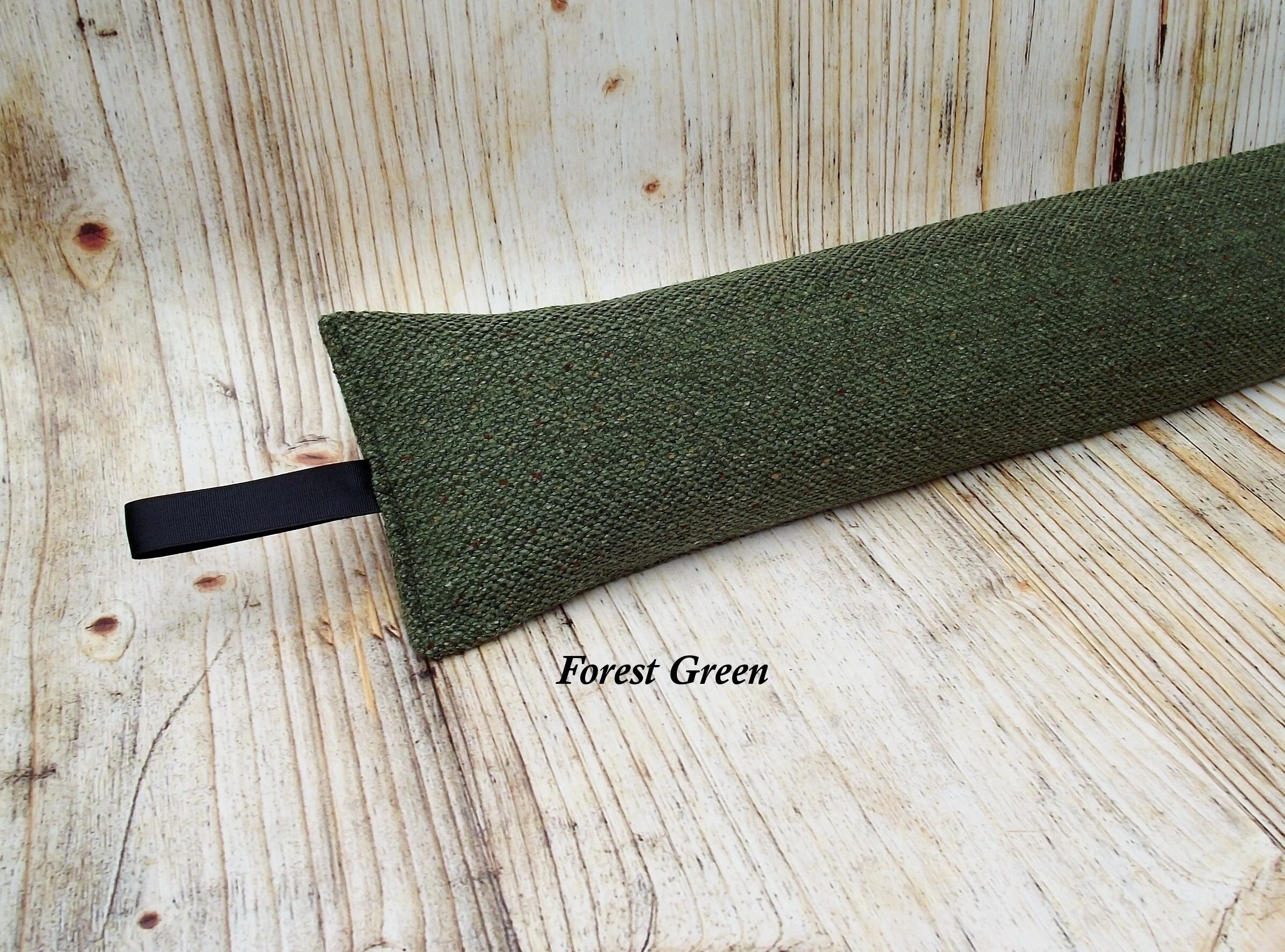Forest green draught excluder.JPG