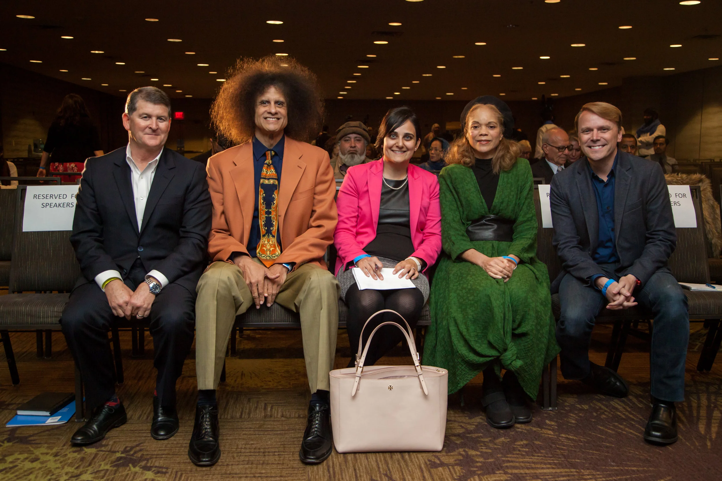 Mike Downing, Jody Armour, Seema Ahmad, Connie Rice, and Nathan Walker