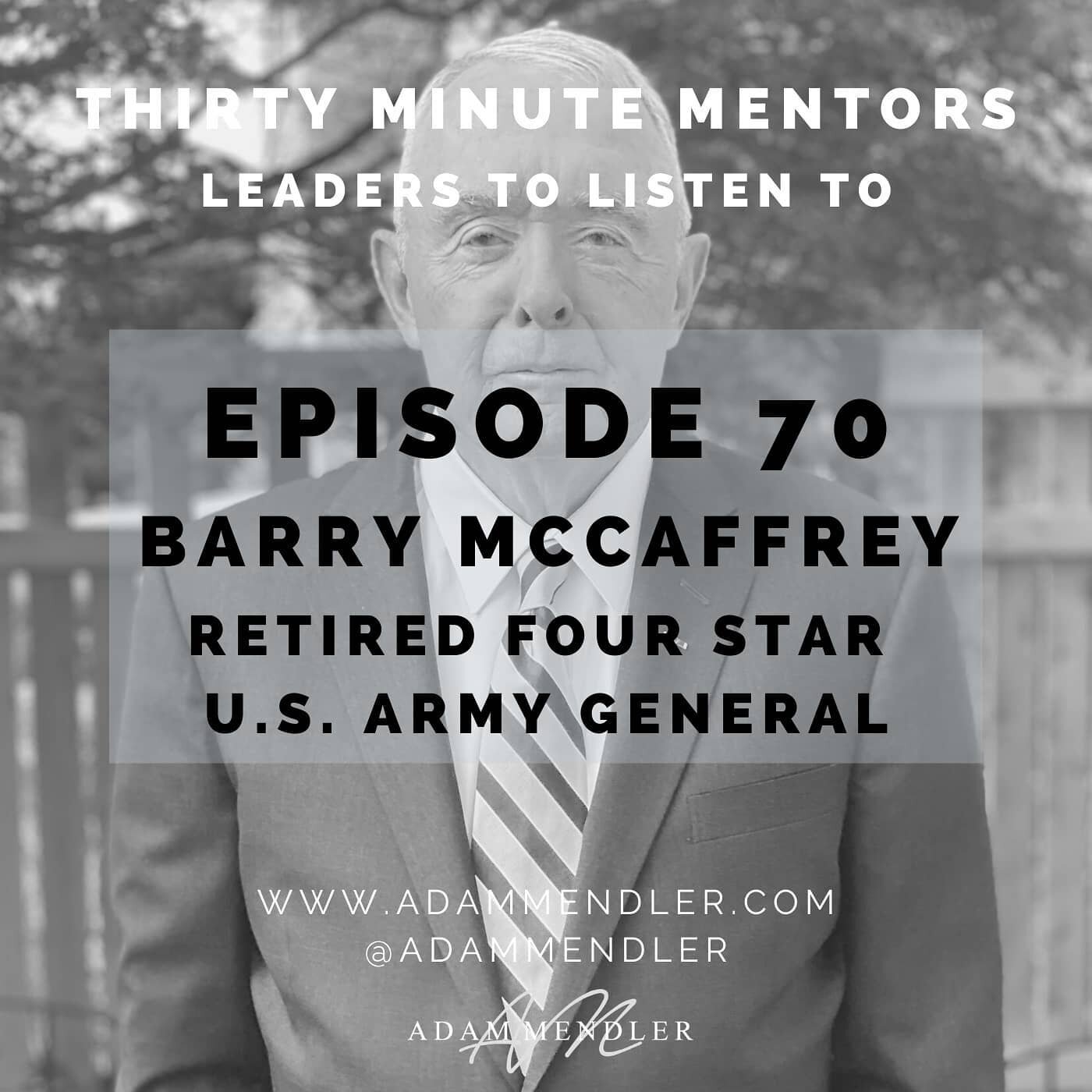 General Barry McCaffrey is one of the most decorated military leaders over the past half-century: the leader of the decisive battle in the Persian Gulf War, the youngest four star general at the time of his retirement, a member of the U.S. Army Range
