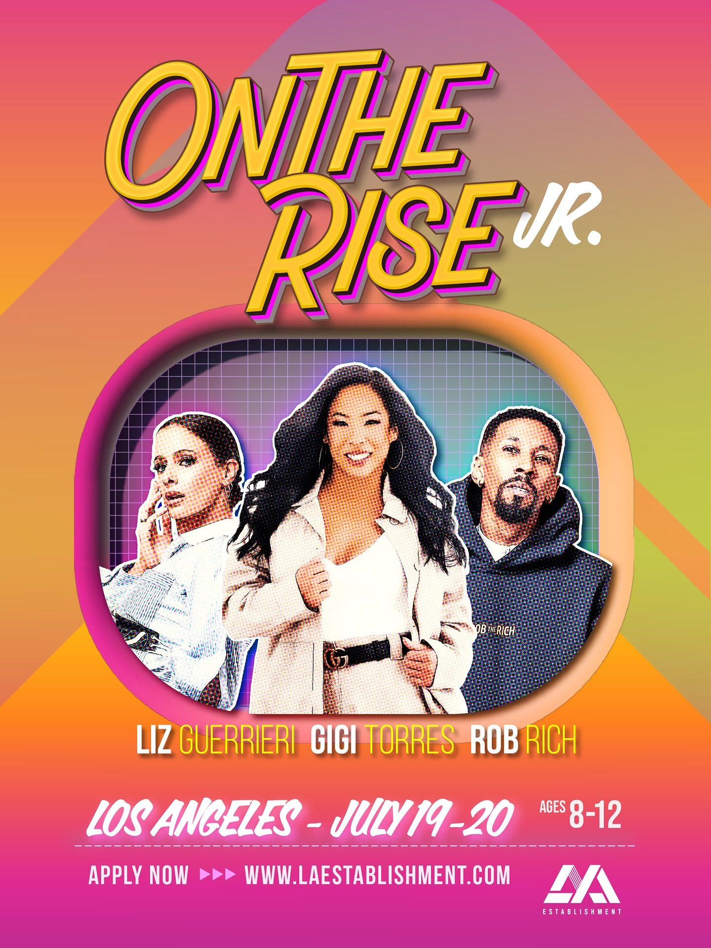 Your summer just got NEXT-LEVEL.
 🔥 ON THE RISE JR is hitting LA for ages 8&ndash;12! Here&rsquo;s your chance to dance with @lizguerrieri @geegtorres @_robrich and more!

Get trained by top choreographers, learn from the best in the biz, and have a