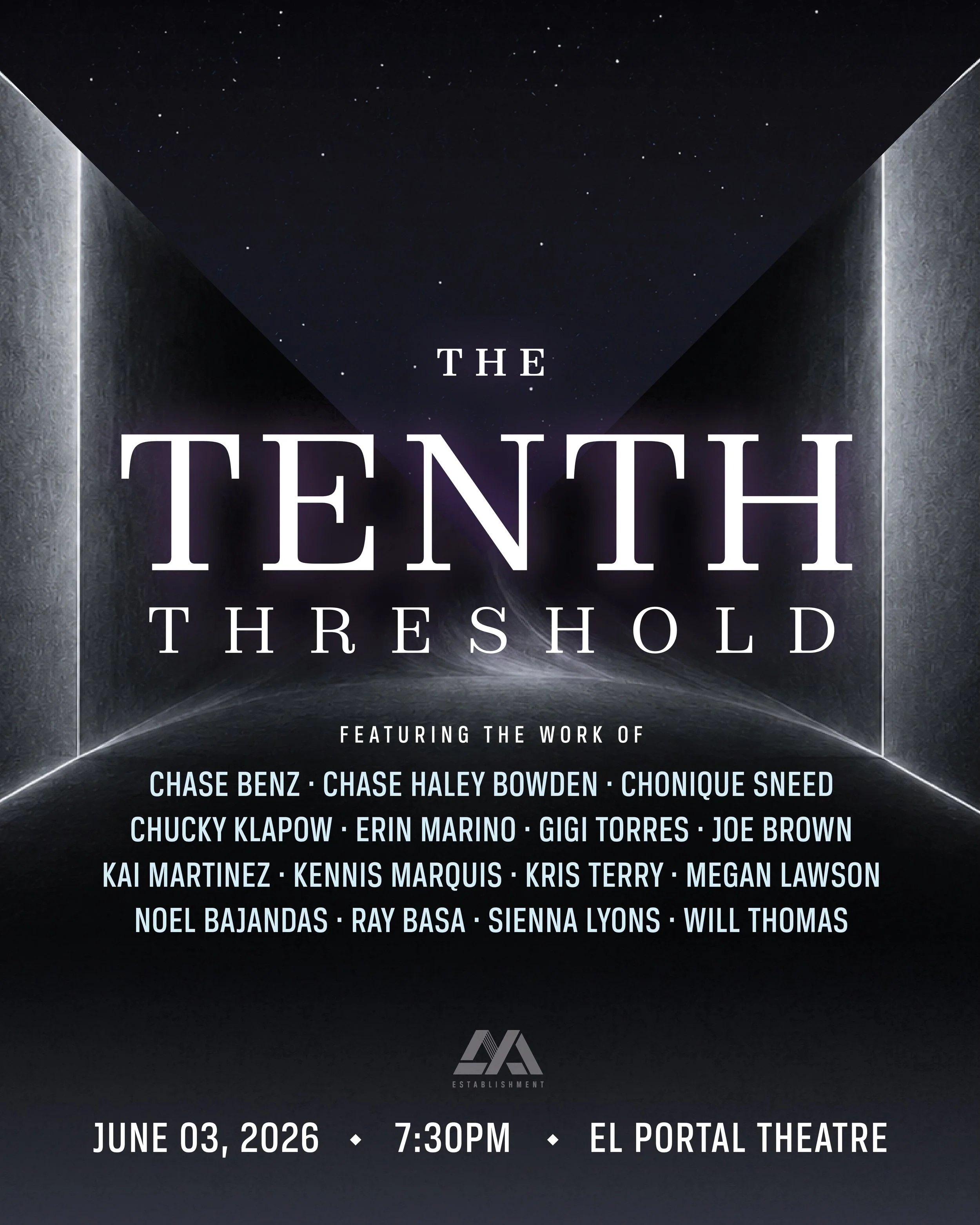 Ten is not the number of arrival. Ten is the number of earned transition.

Join us as we celebrate our 2025-2026 season of Establish You and the ten year anniversary of LA Establishment.

Featuring choreography by
@chasebenz_ 
@chasehaleybowden 
@cho