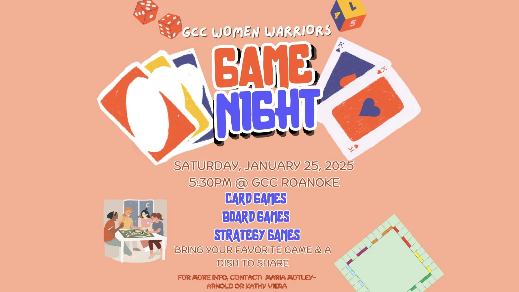 Women Warriors Game Night