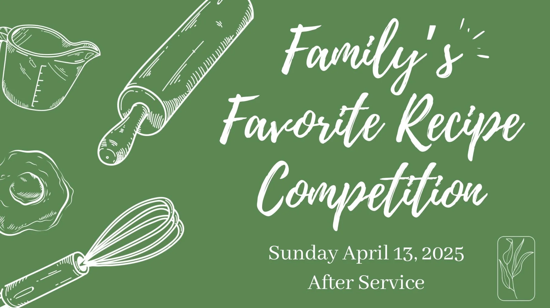 Family Favorites Recipe Competition