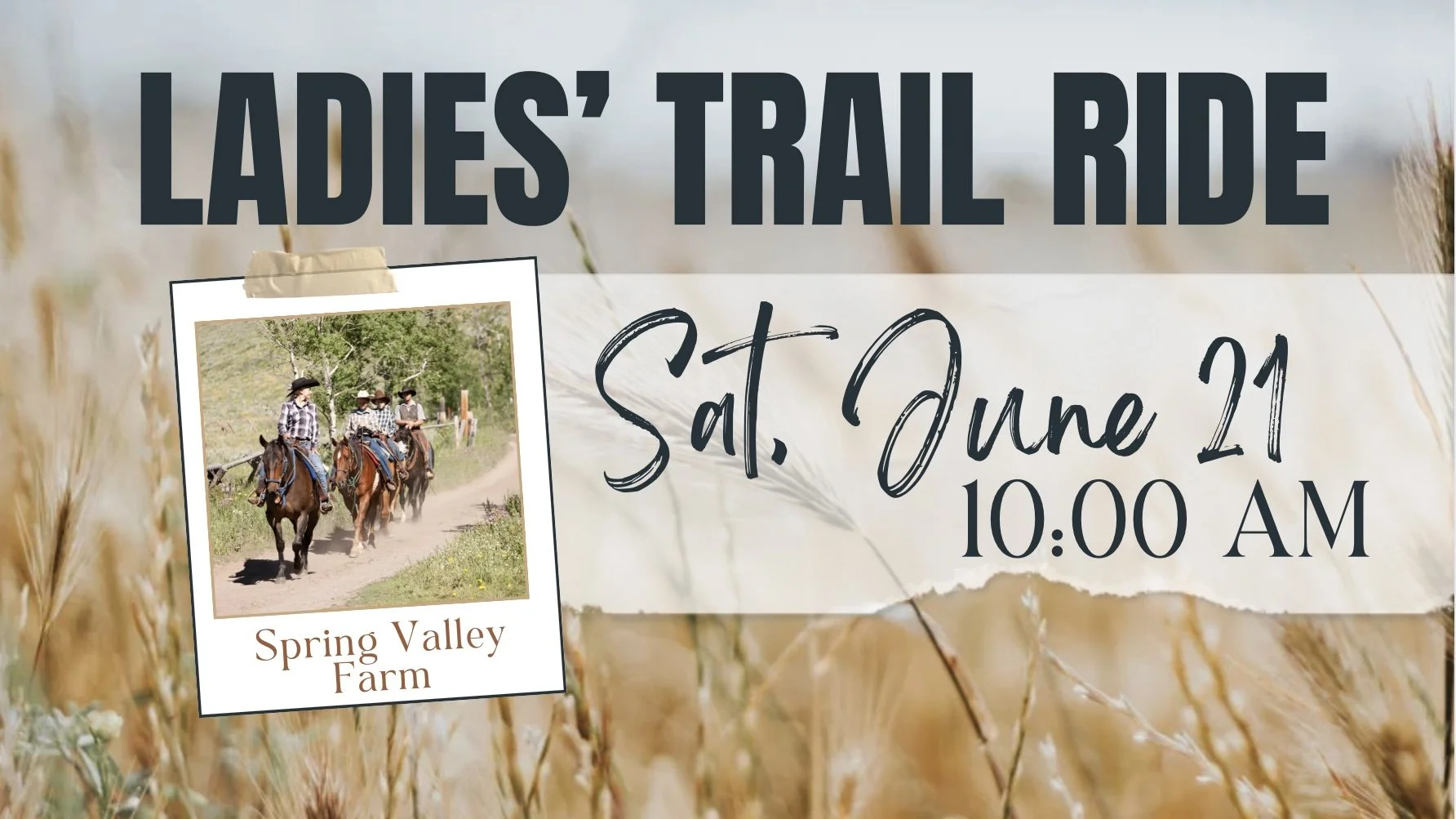 Ladies’ Trail Ride