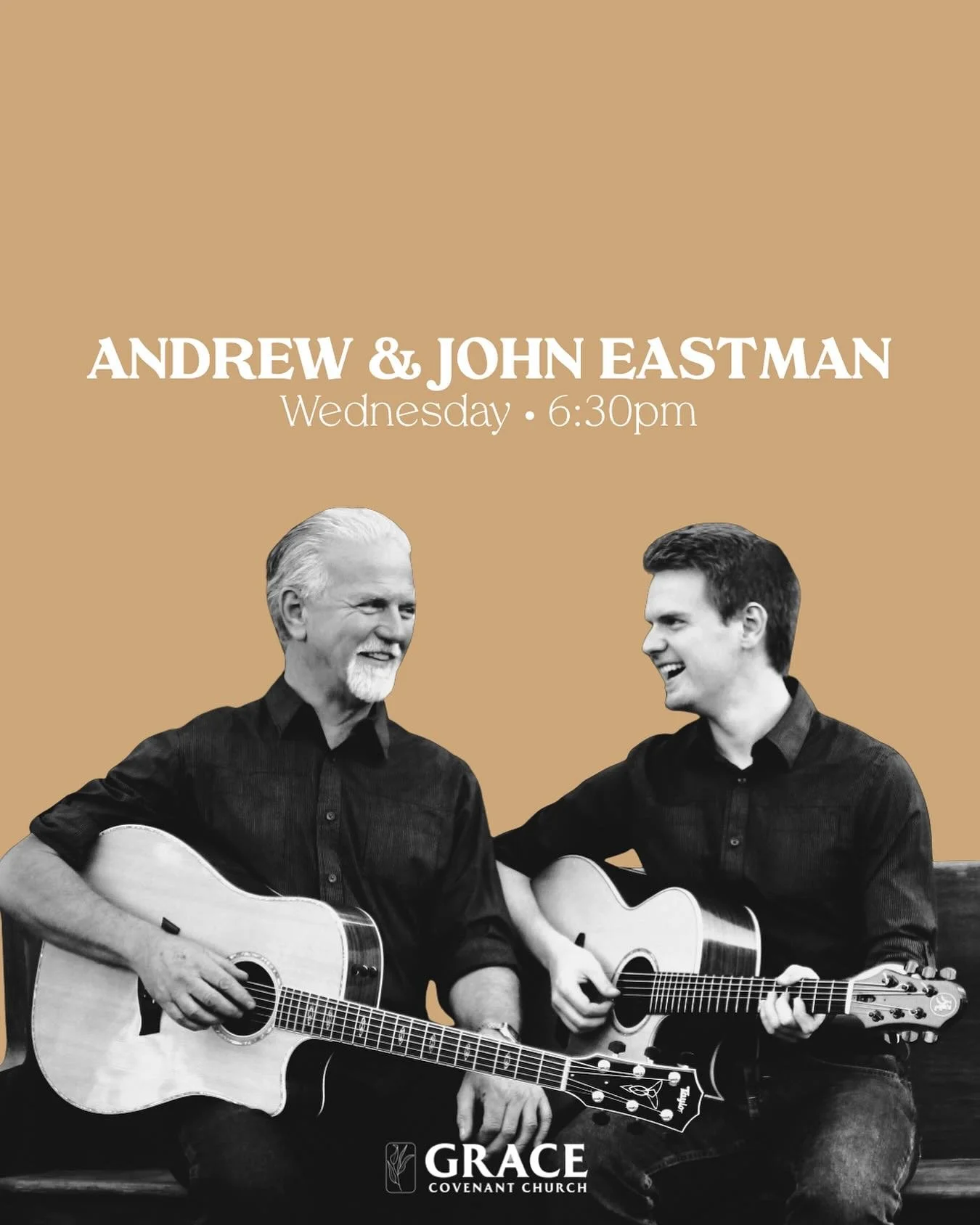 Join us tomorrow night at 6:30pm as we receive worship and prophetic ministry from the Eastman&rsquo;s! Childcare will be available.