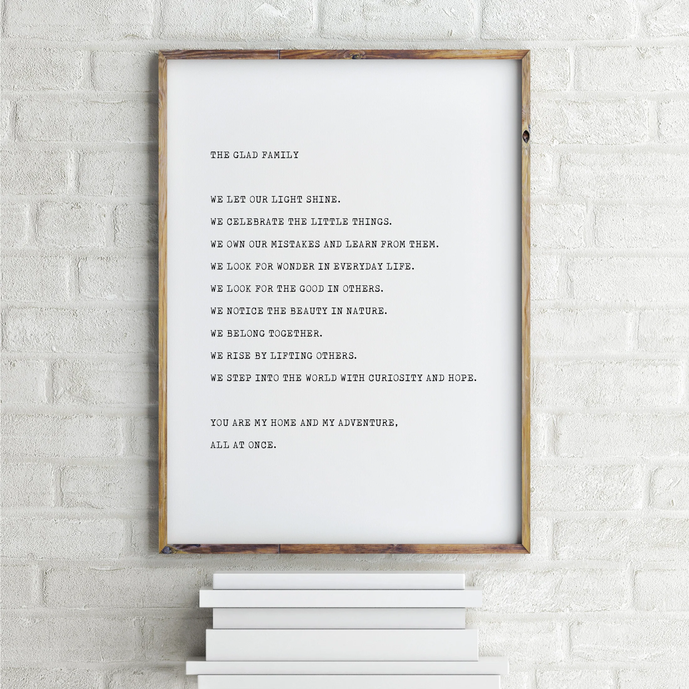 frame not included
