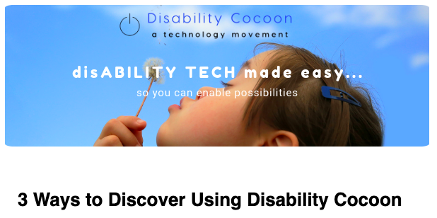 3 Ways to Discover with Disability Cocoon