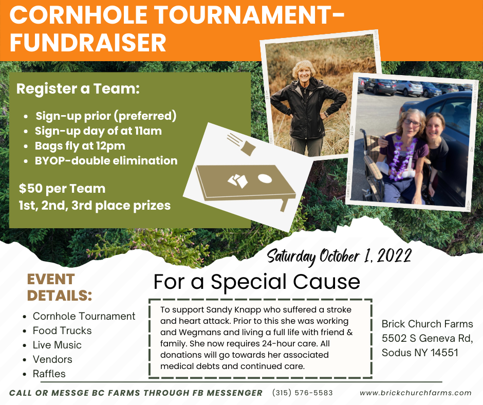 Cornhole Fundraiser for Sandy