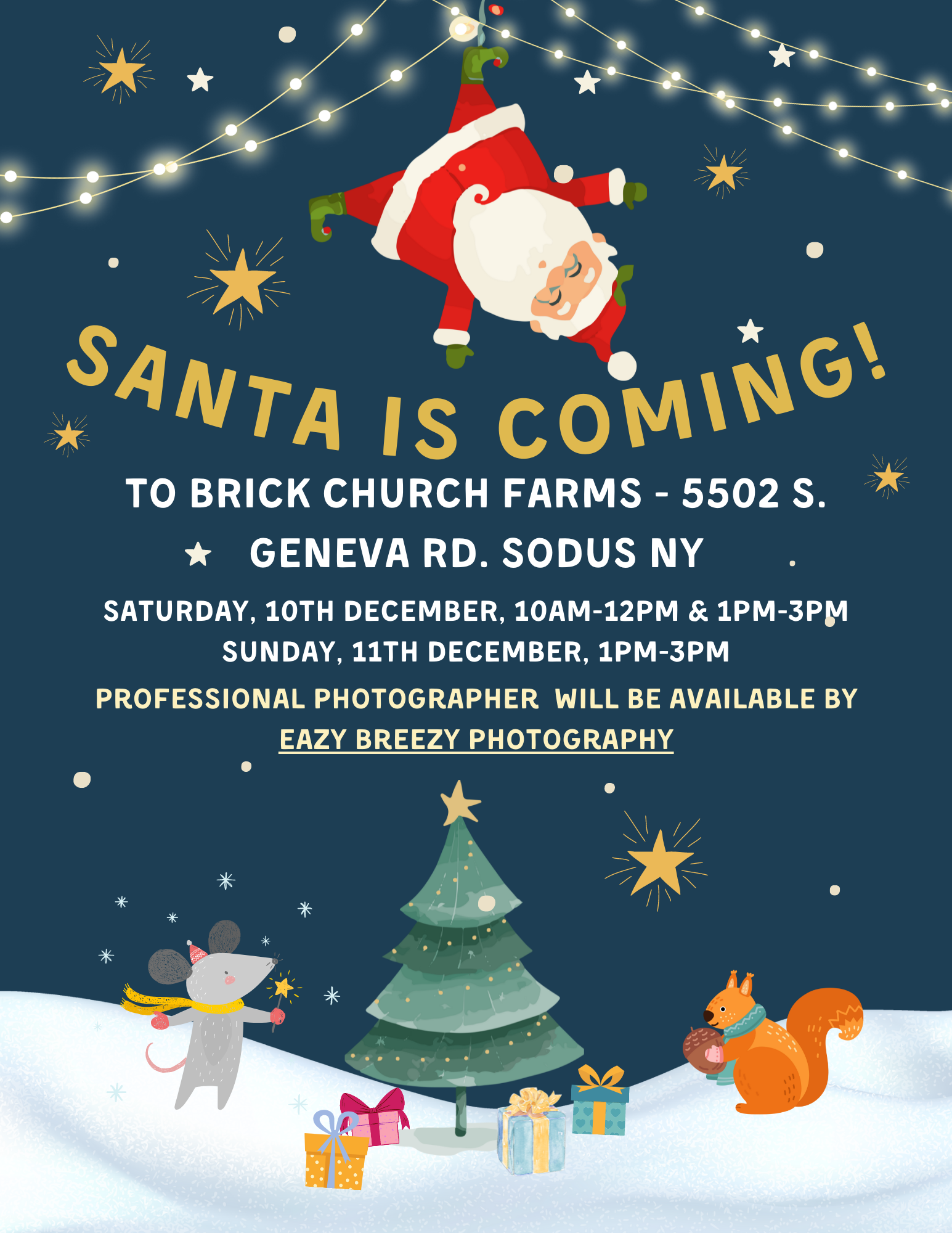 Santa is coming to BCF!