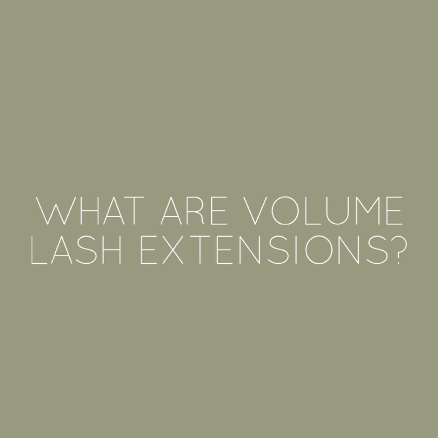&bull;Volume Eyelash Extensions&bull;
✨3+ very fine light weight fibers bunched together and fanned out on one single natural lash 💐 
✨can create a dark lash line for drama
✨can be kept light weight and natural for fine natural lashes
✨most versatil