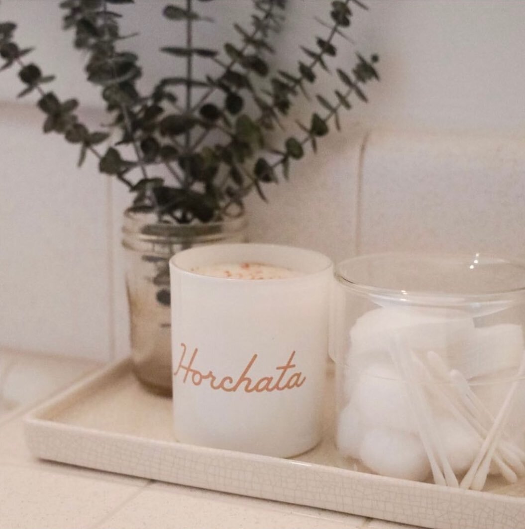 Your favorite candle is BACK ⚡️
&bull;Horchata&bull;

#thebeautybar #shoplocal #horchata #santabarbara #montecito #sinmin
