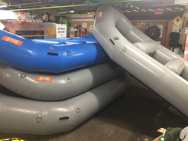 It is Pre-Season Raft time. If you want a Hyside for next spring now is the time to put a deposit down. Guarantee the modeling color you want. order early and save! Give us a call or stop by for details.