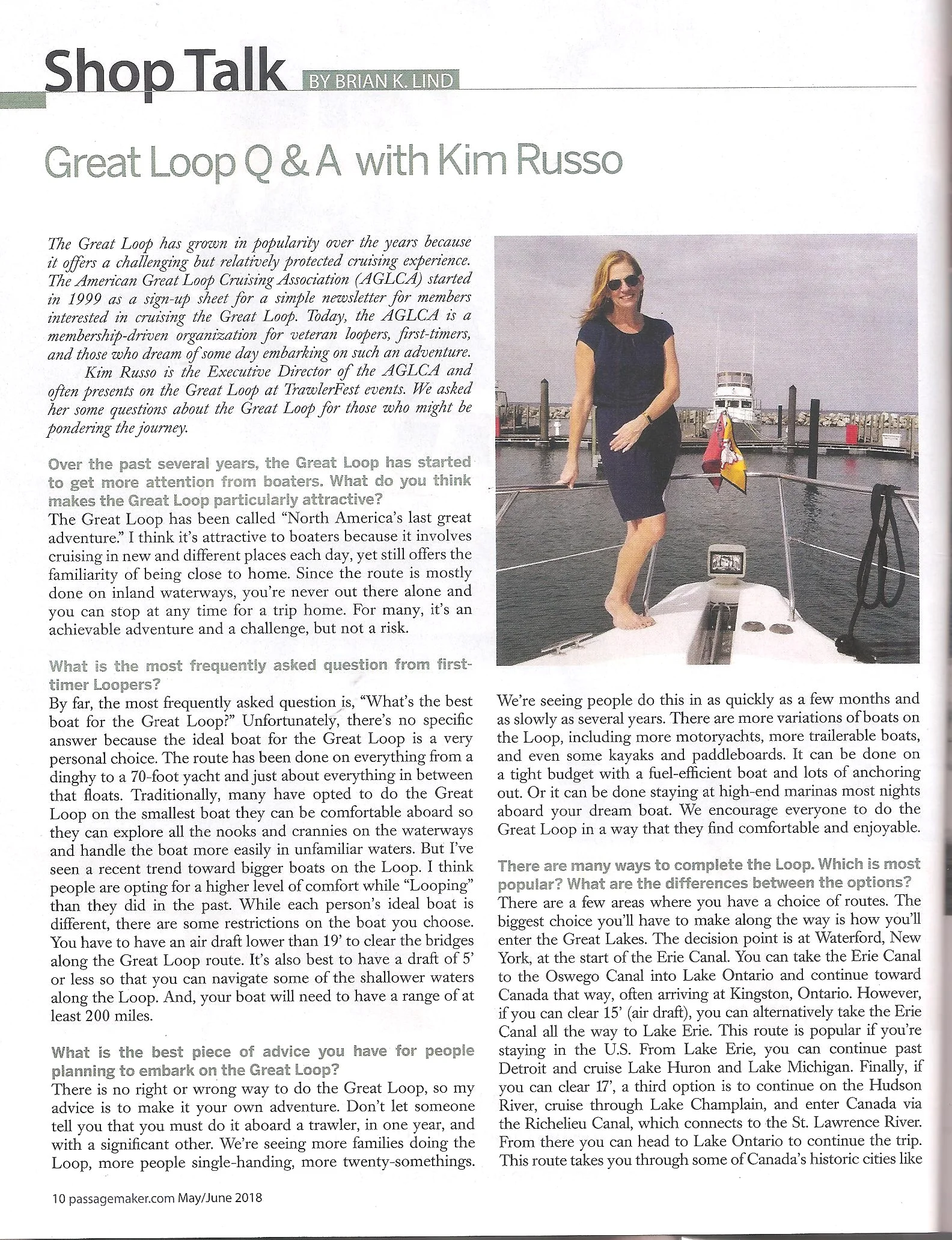 Page One of Two courtesy Passage Maker magazine