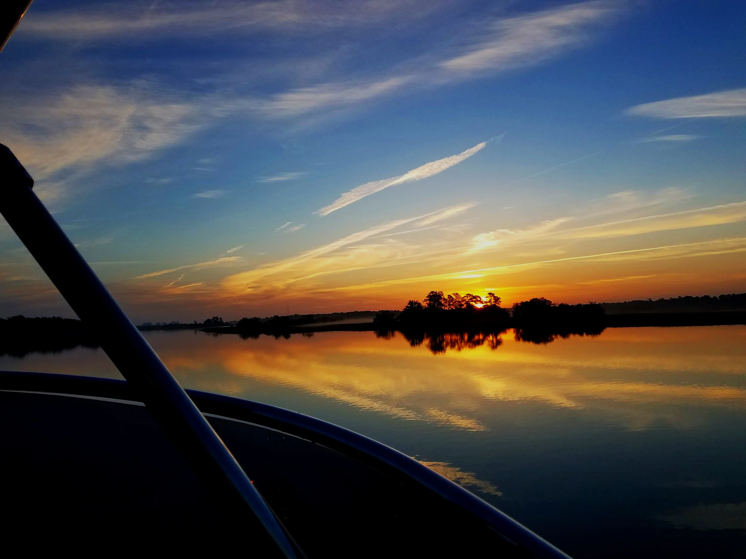 A gorgeous low county sunrise