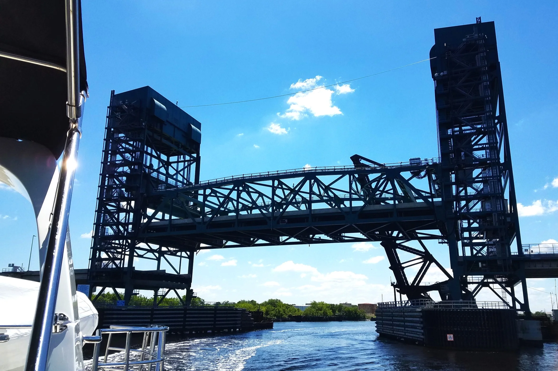 I had to include this different ‘elevator bridge’. This was the first we had been under and we are almost to Norfolk, VA.