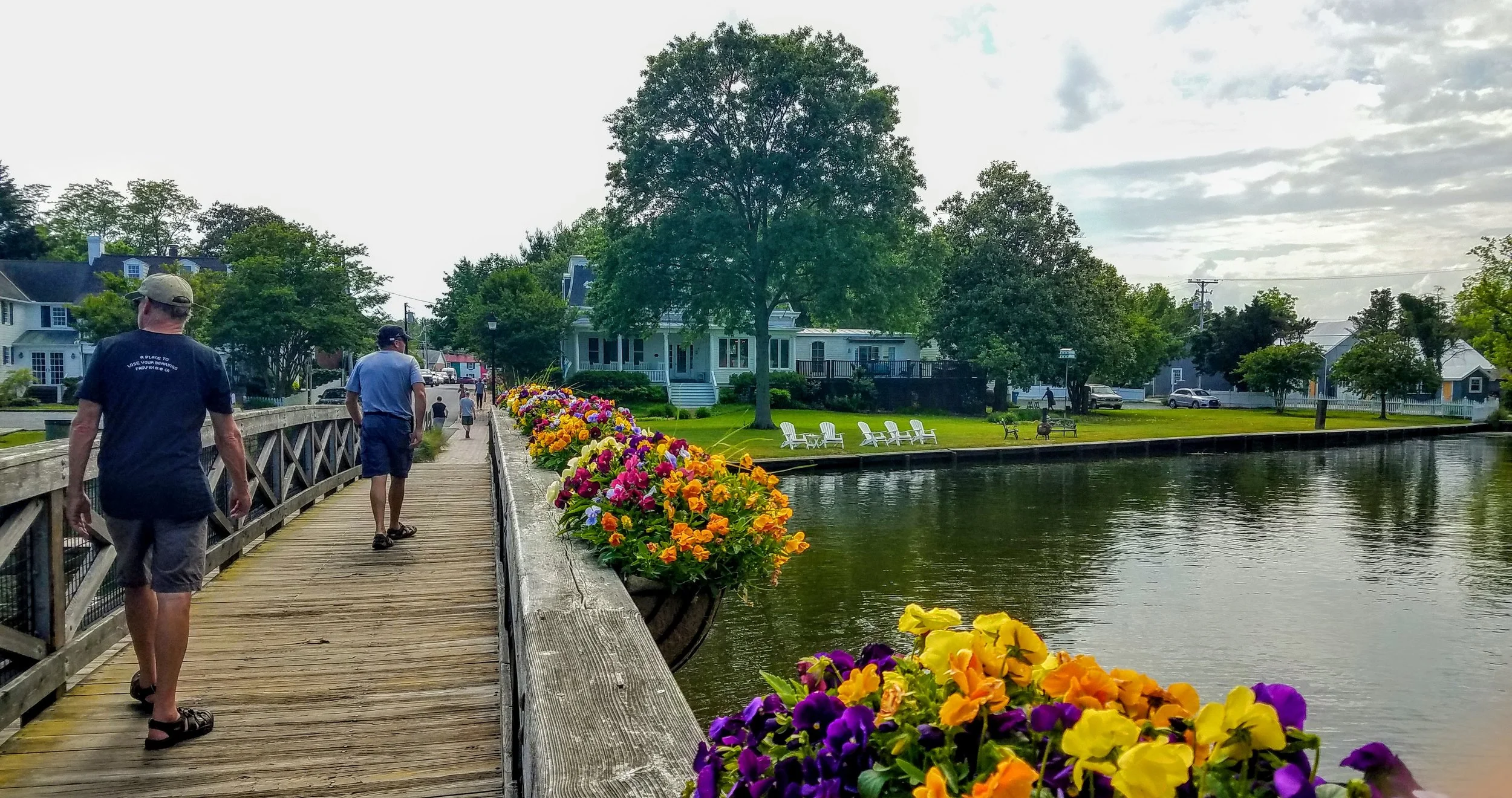 The walk to town
