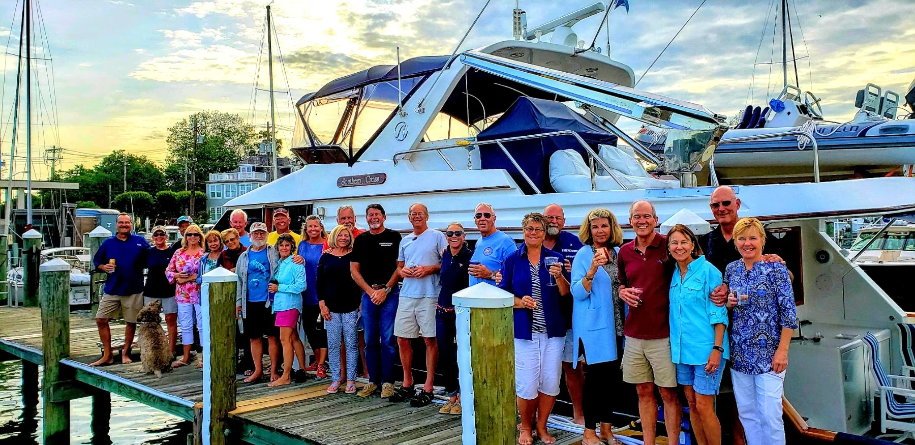 The Looper’s Docktail Party hosted by Penny Battles and Dave Burnes on their boat Southern Cross