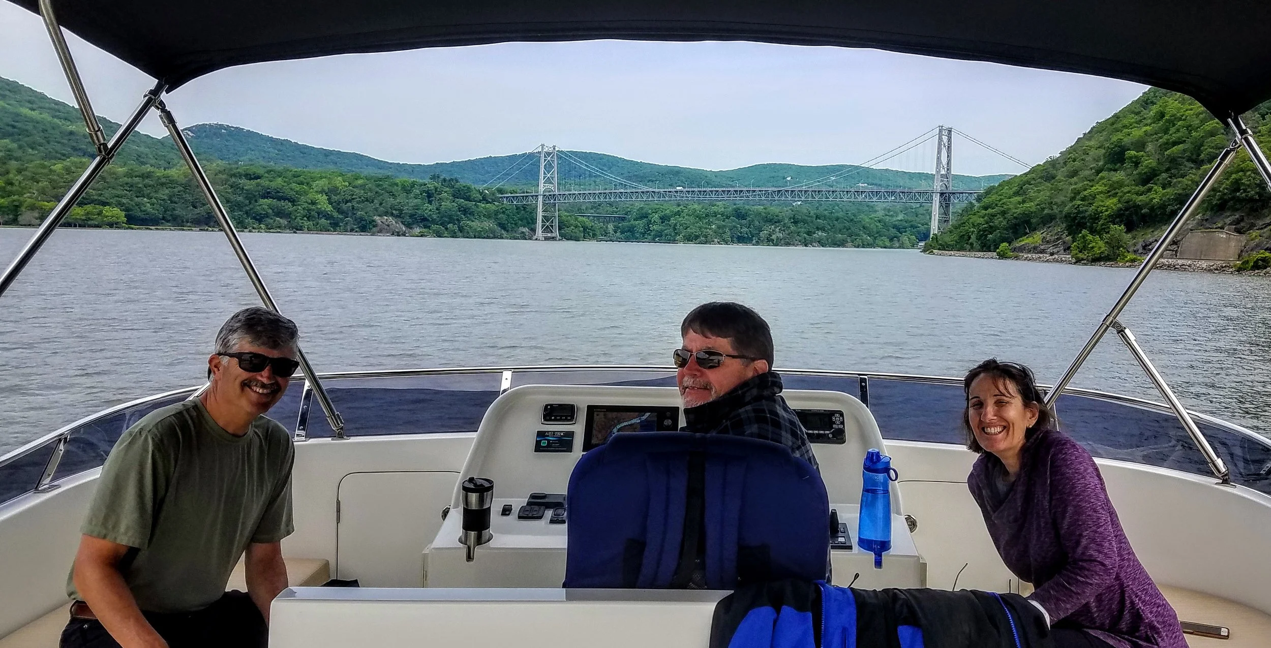 Heading north on the Hudson