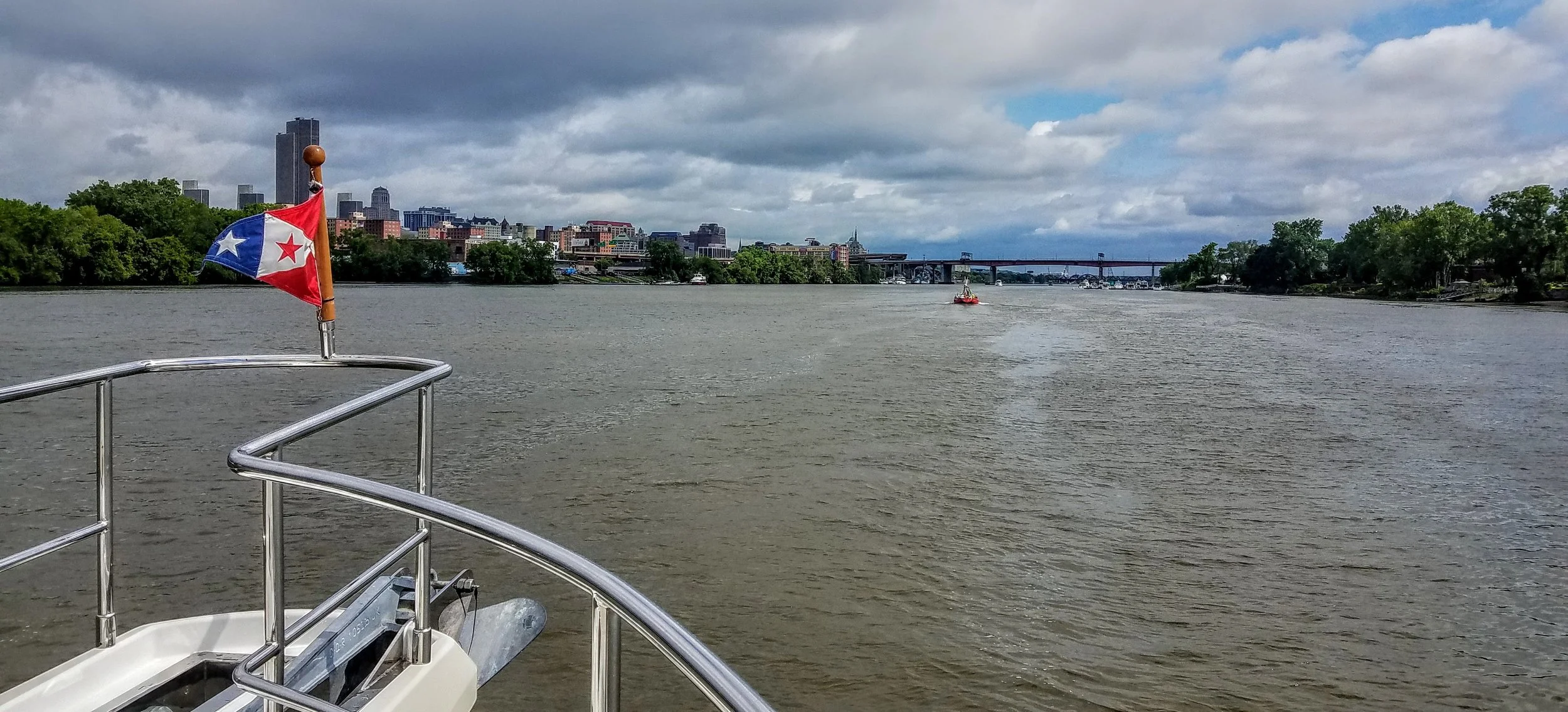 Albany in sight