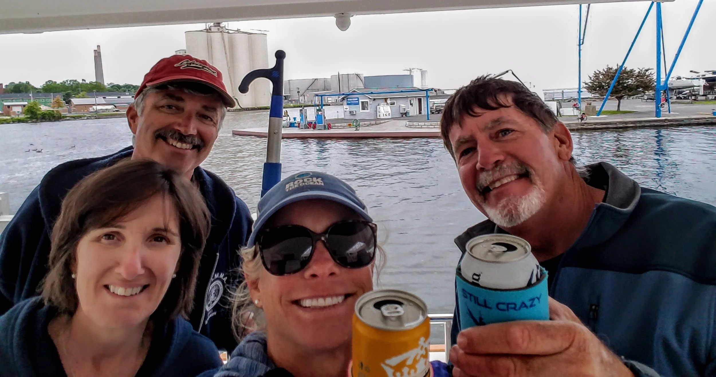 At the Oswego Marina we celebrate our accomplishment