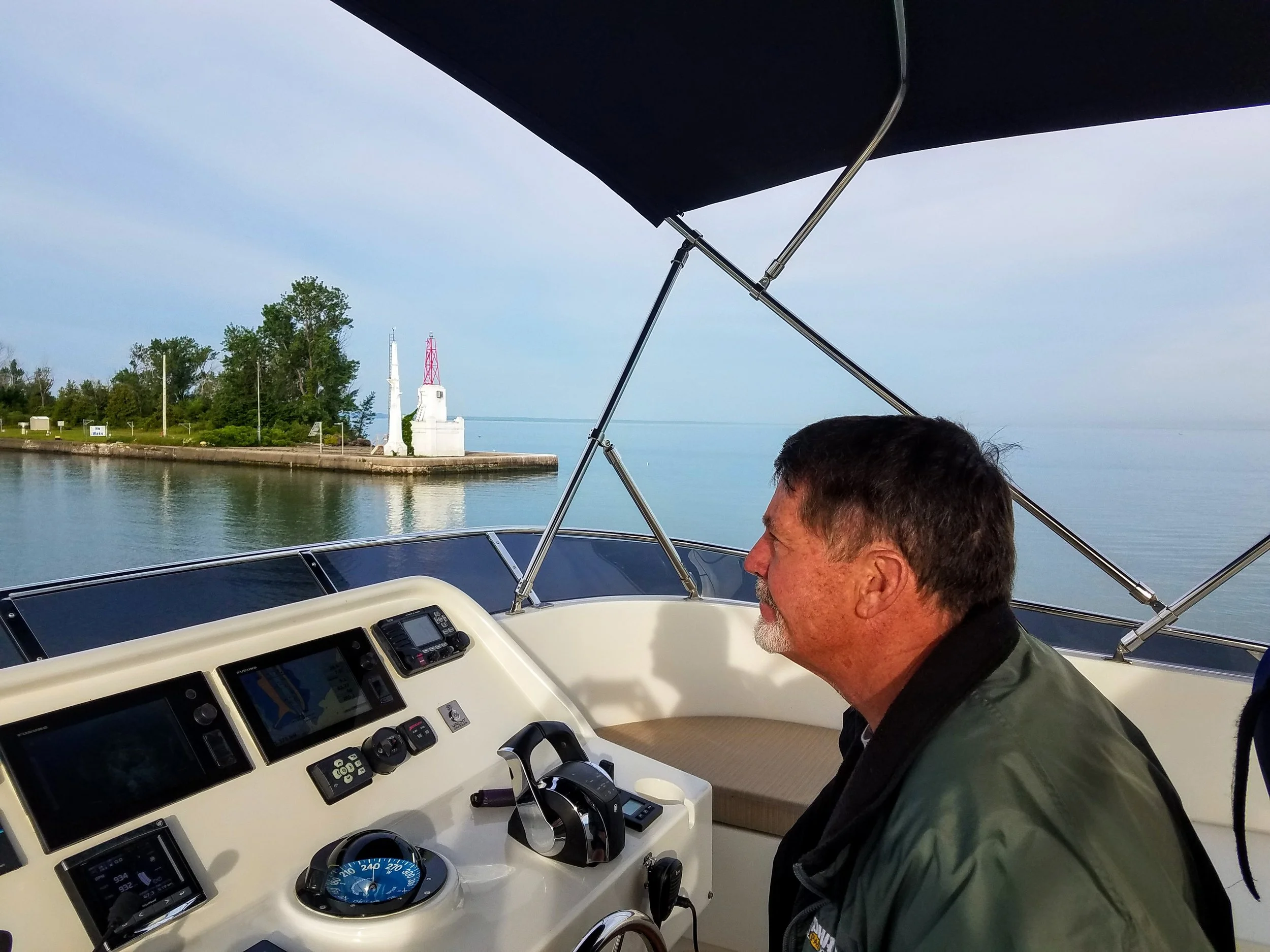 Entering the Welland Canal