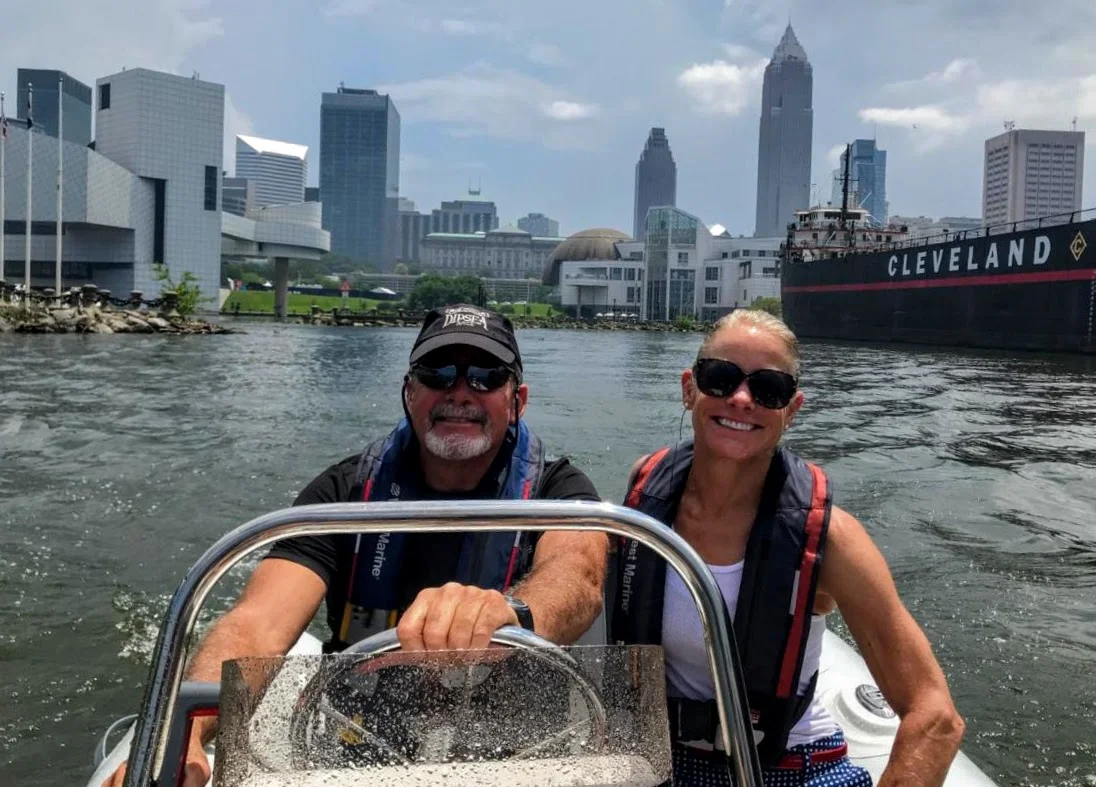 A Fourth of July tender ride to The Flats in between rain squalls. Photo courtesy Owen Doherty