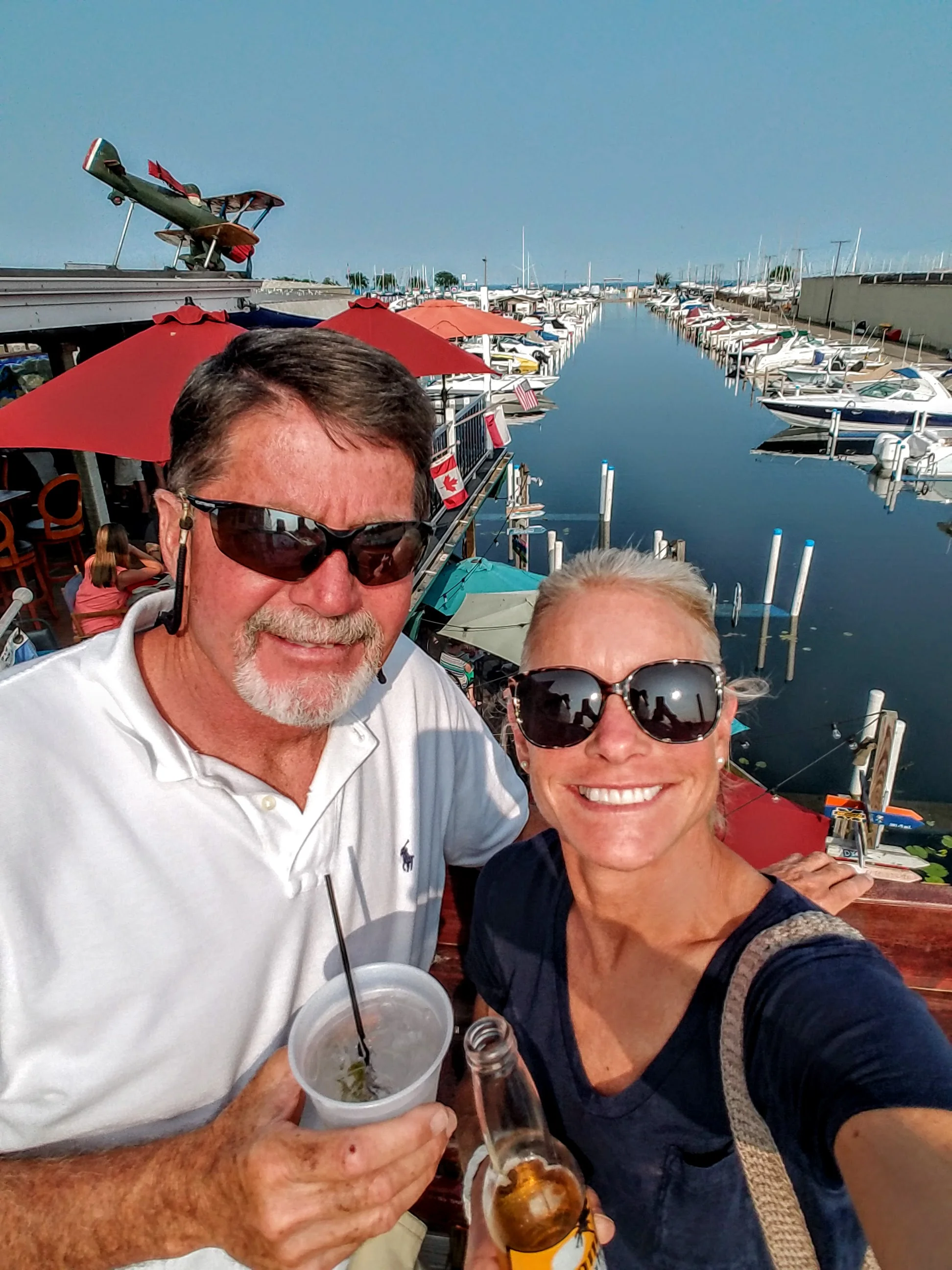 The rooftop bar at Mike’s on the Water