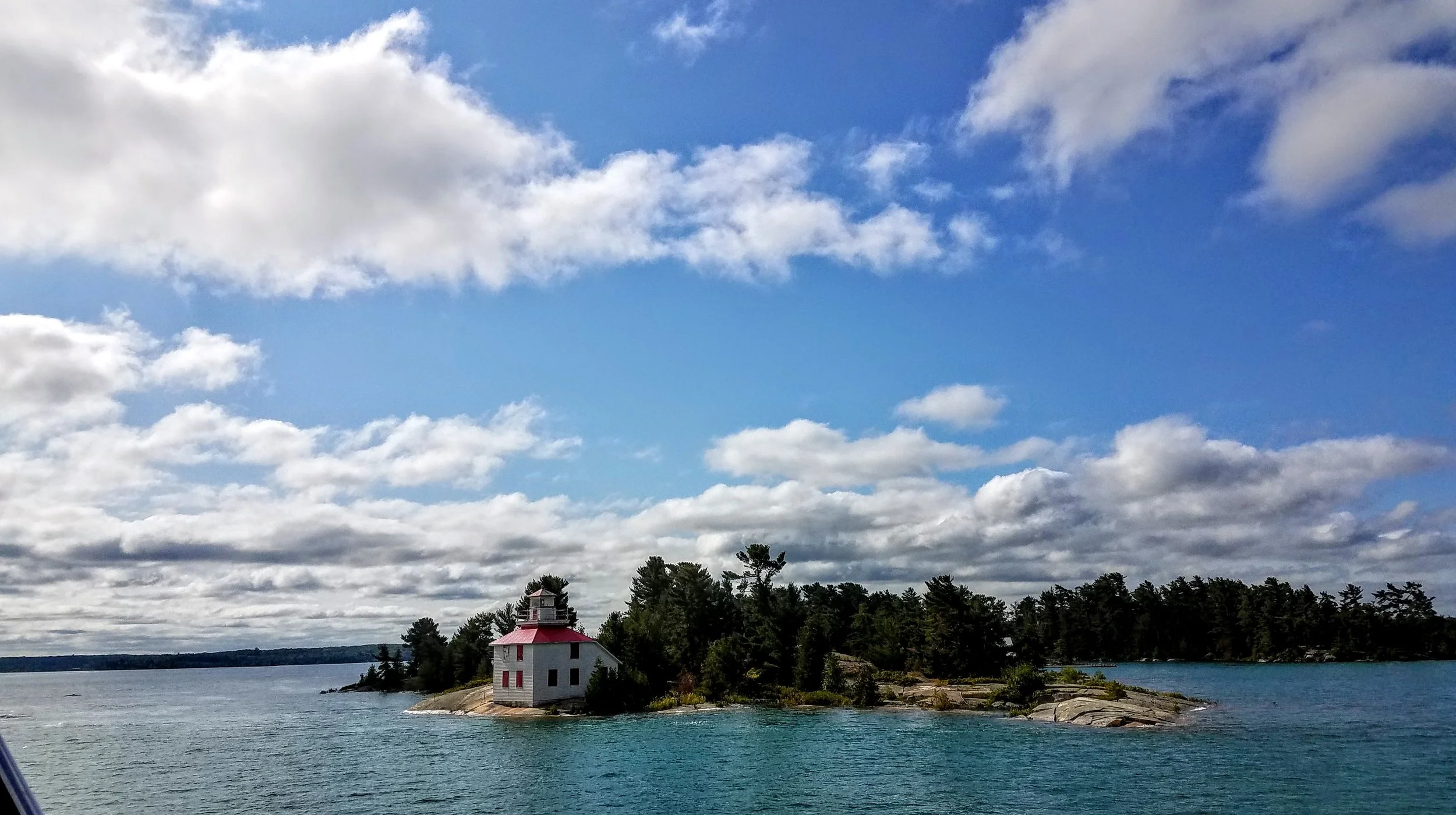 Sweet lighthouse along The St. Joseph Channel