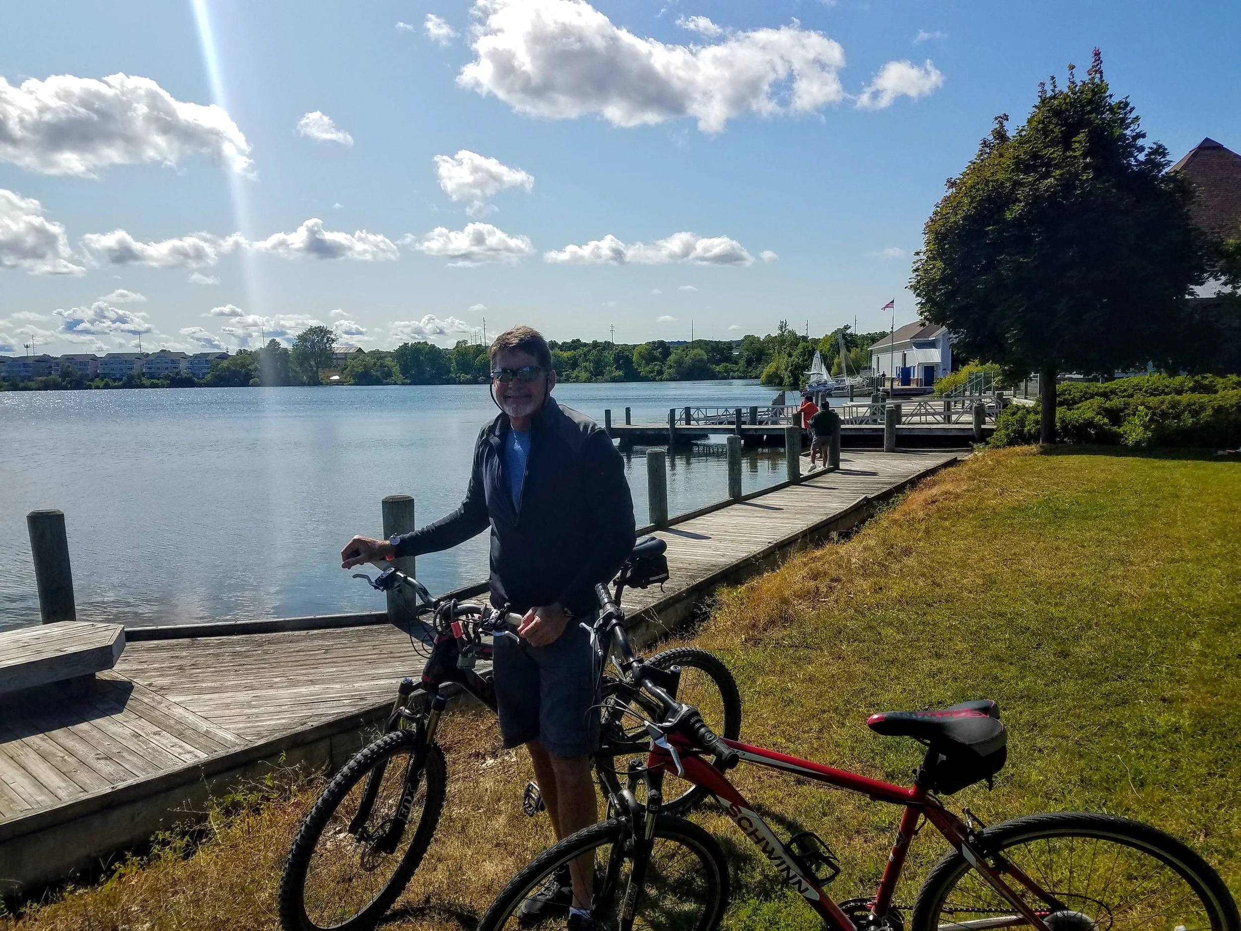 A bike ride around Boardman Lake…