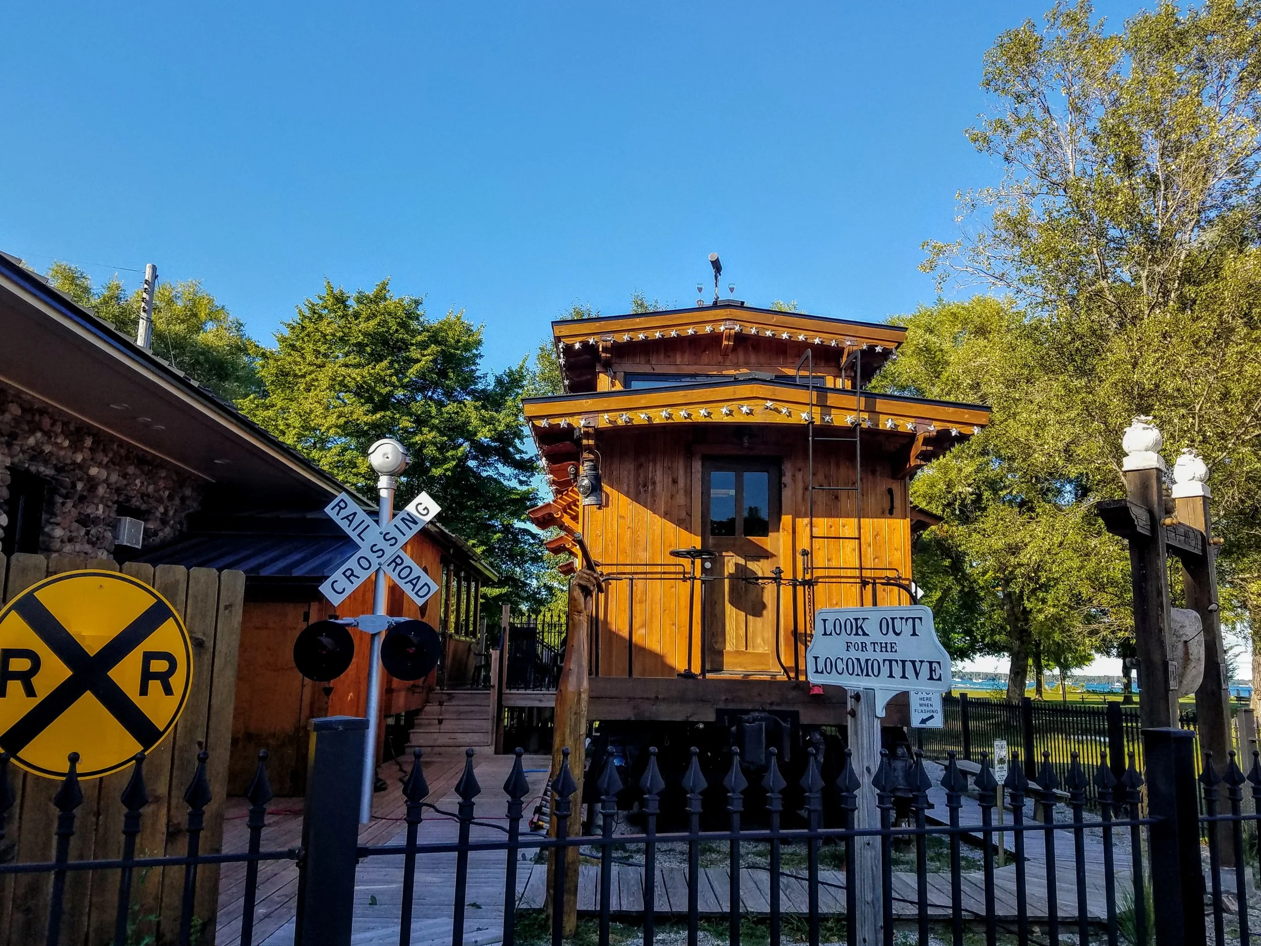 The old train depot or what is left