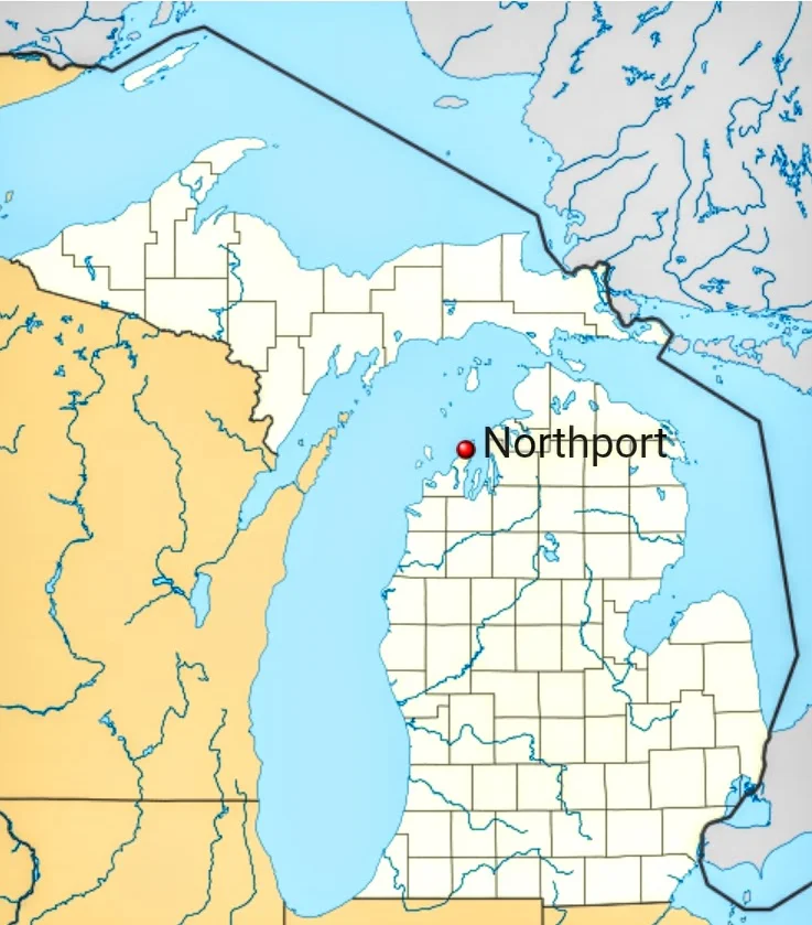 You can see why they call this area ‘The Mitten’. Image courtesy of Google Maps