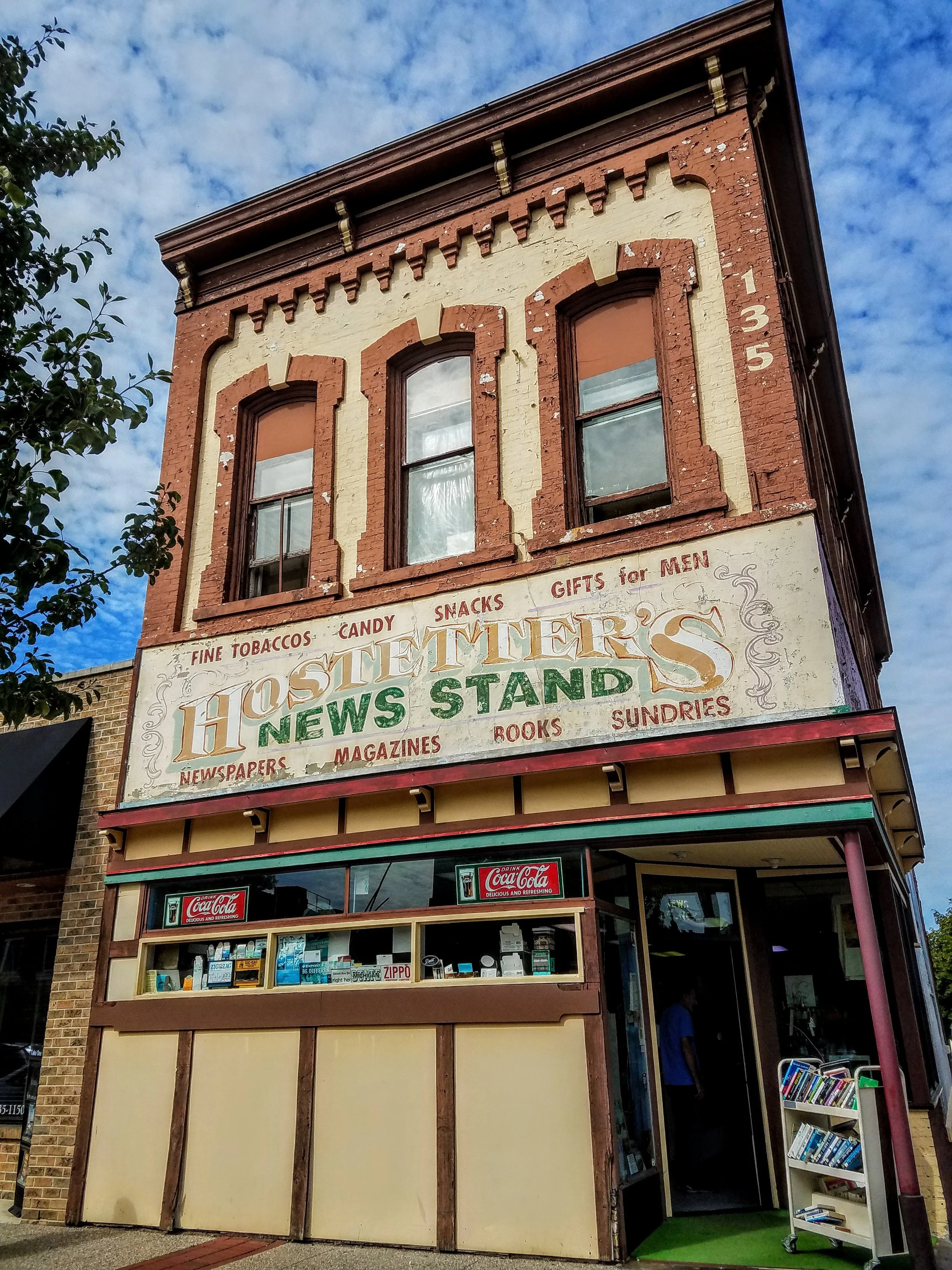 The old news stand is still in business