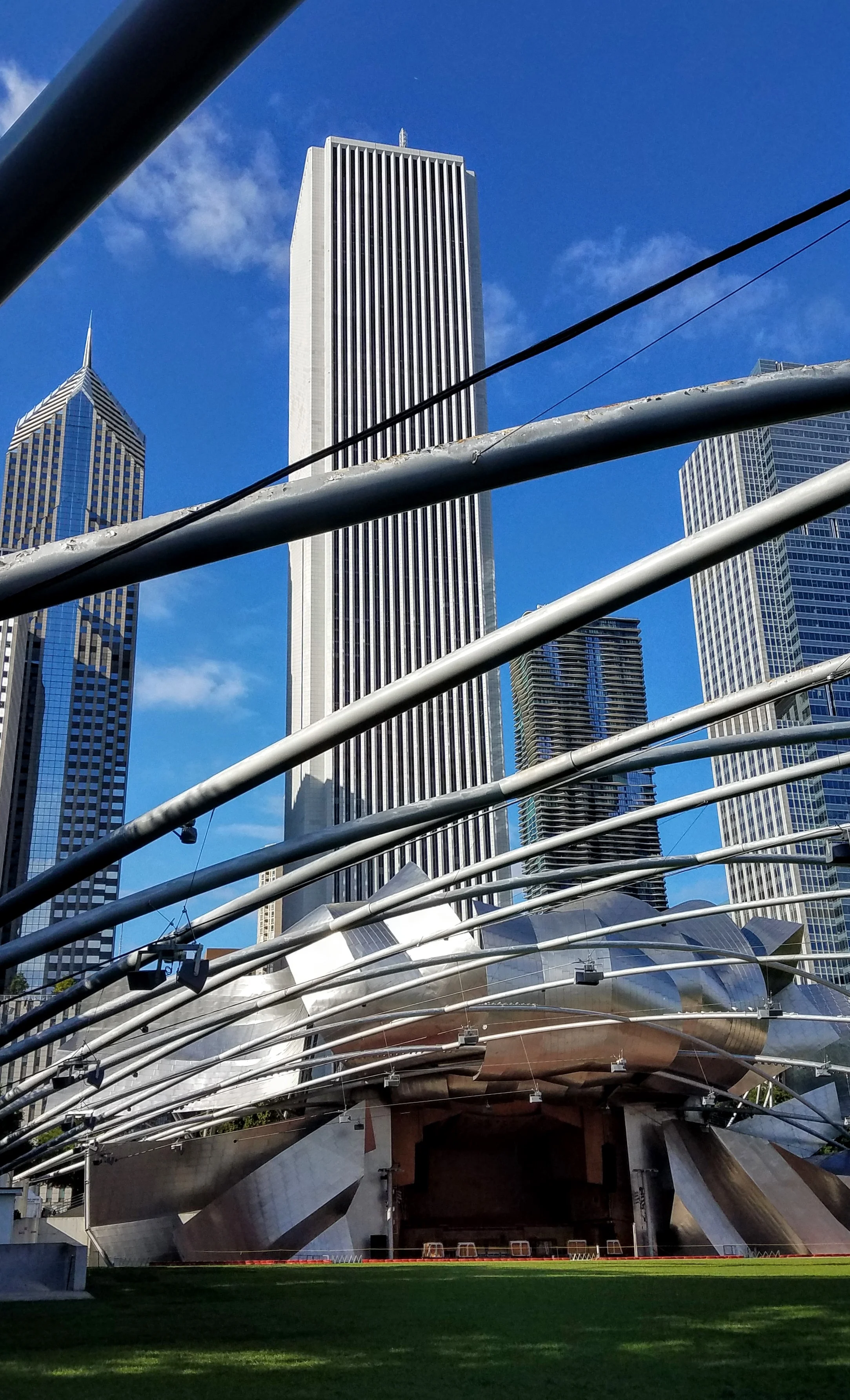 The Jay Pritzker Pavilion at Millennium Park