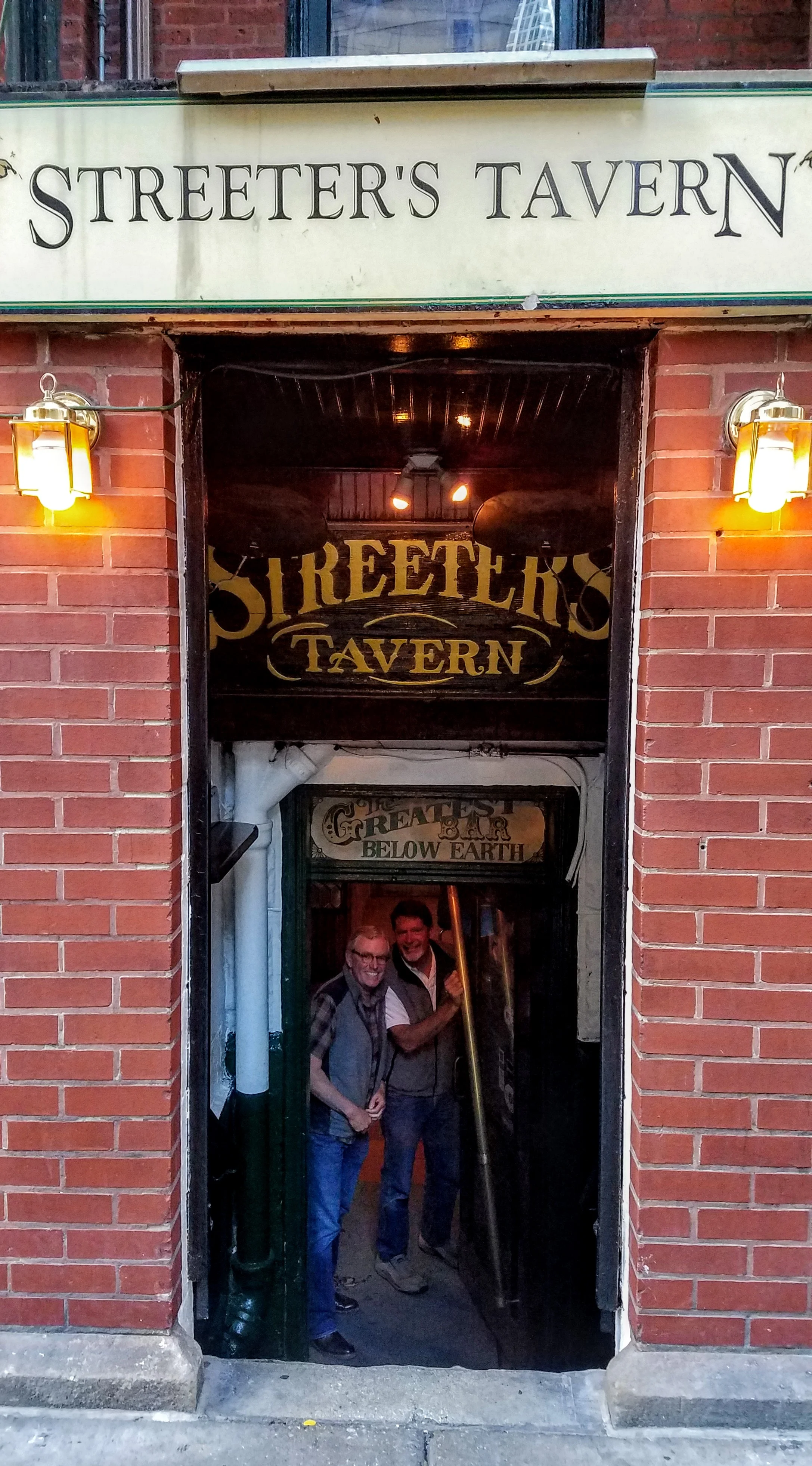 From the highs to the lows…we go underground for our next beer at Streeter’s Tavern…Chris is back!