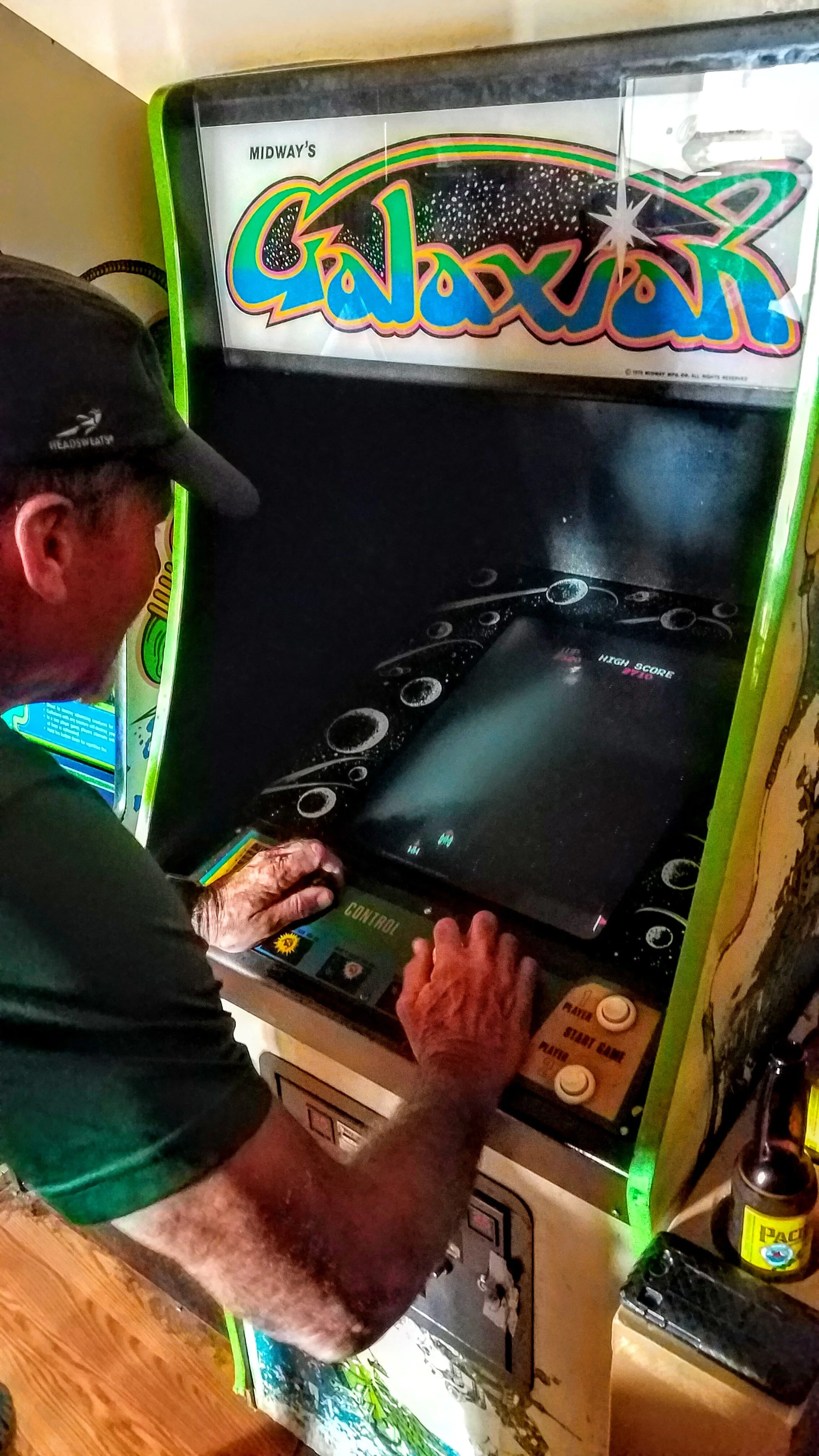 Larry found his favorite - ‘Galaxian’!