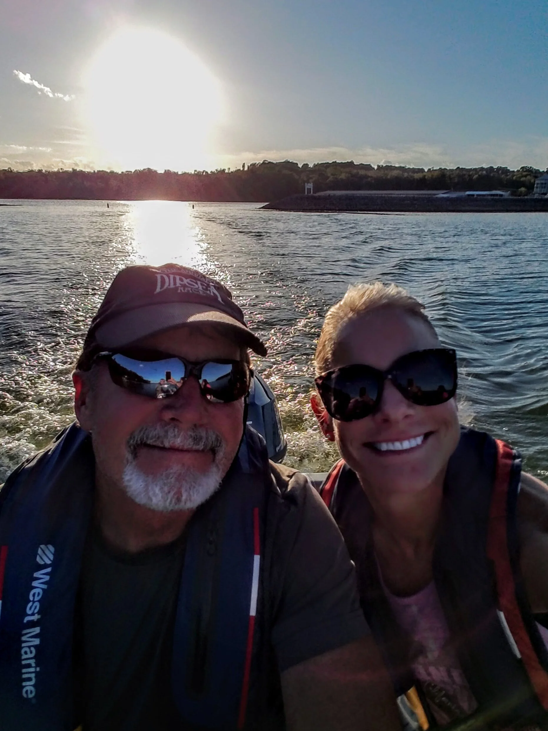 Leaving The Breakers in the tender on Kentucky Lake