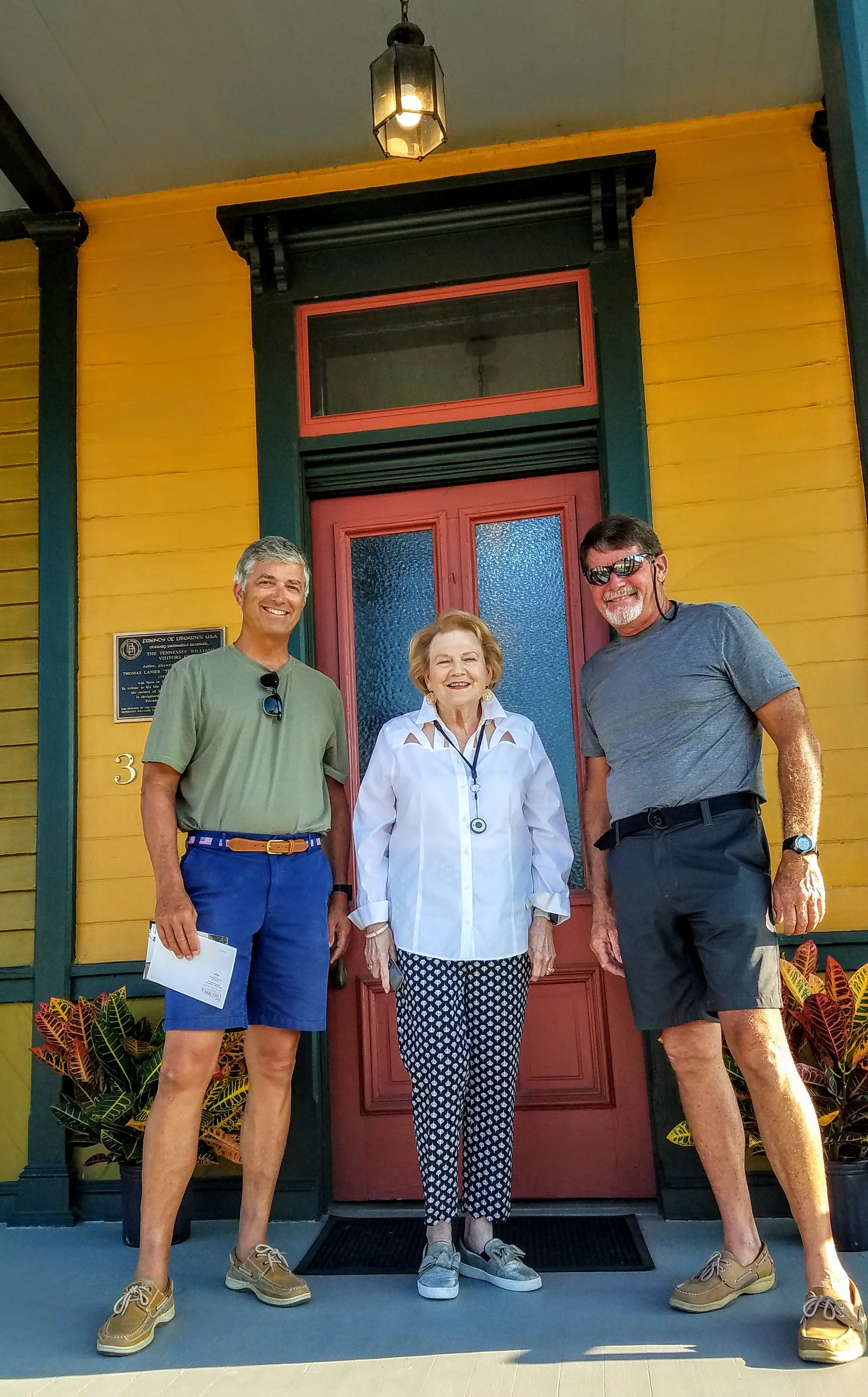 Lillajo Ford is the fabulous tour guide at the Tennessee Williams house