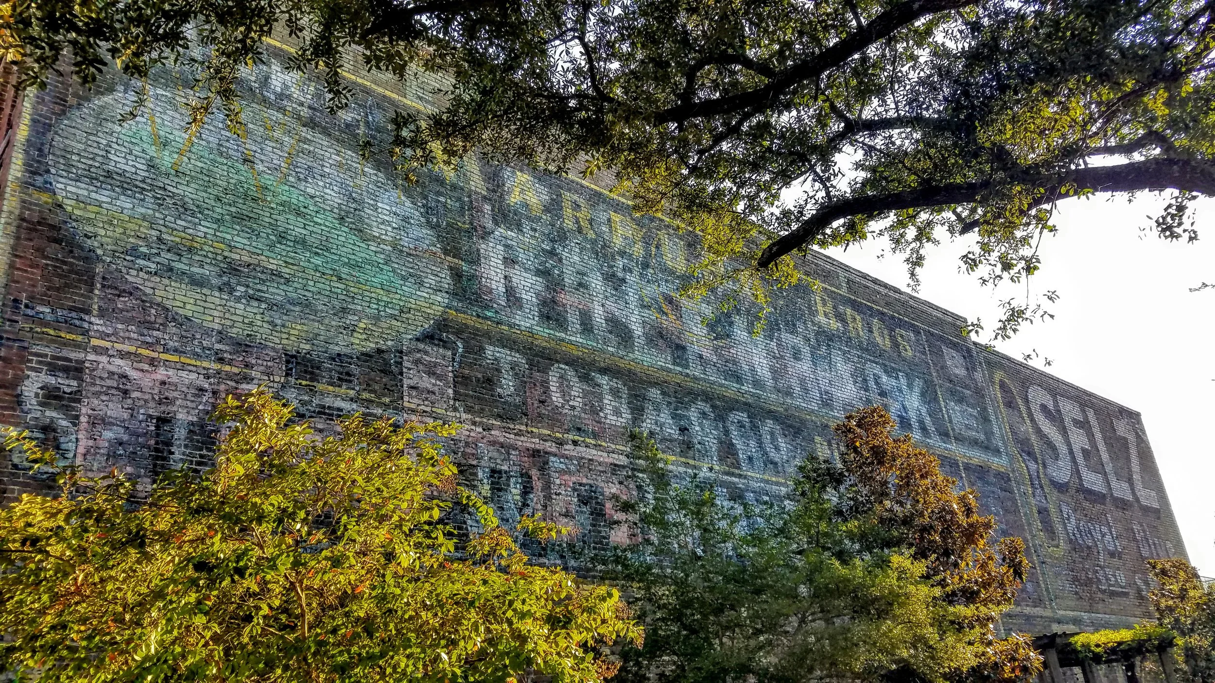 Walking around Columbus, MS to take a peek at the old buildings