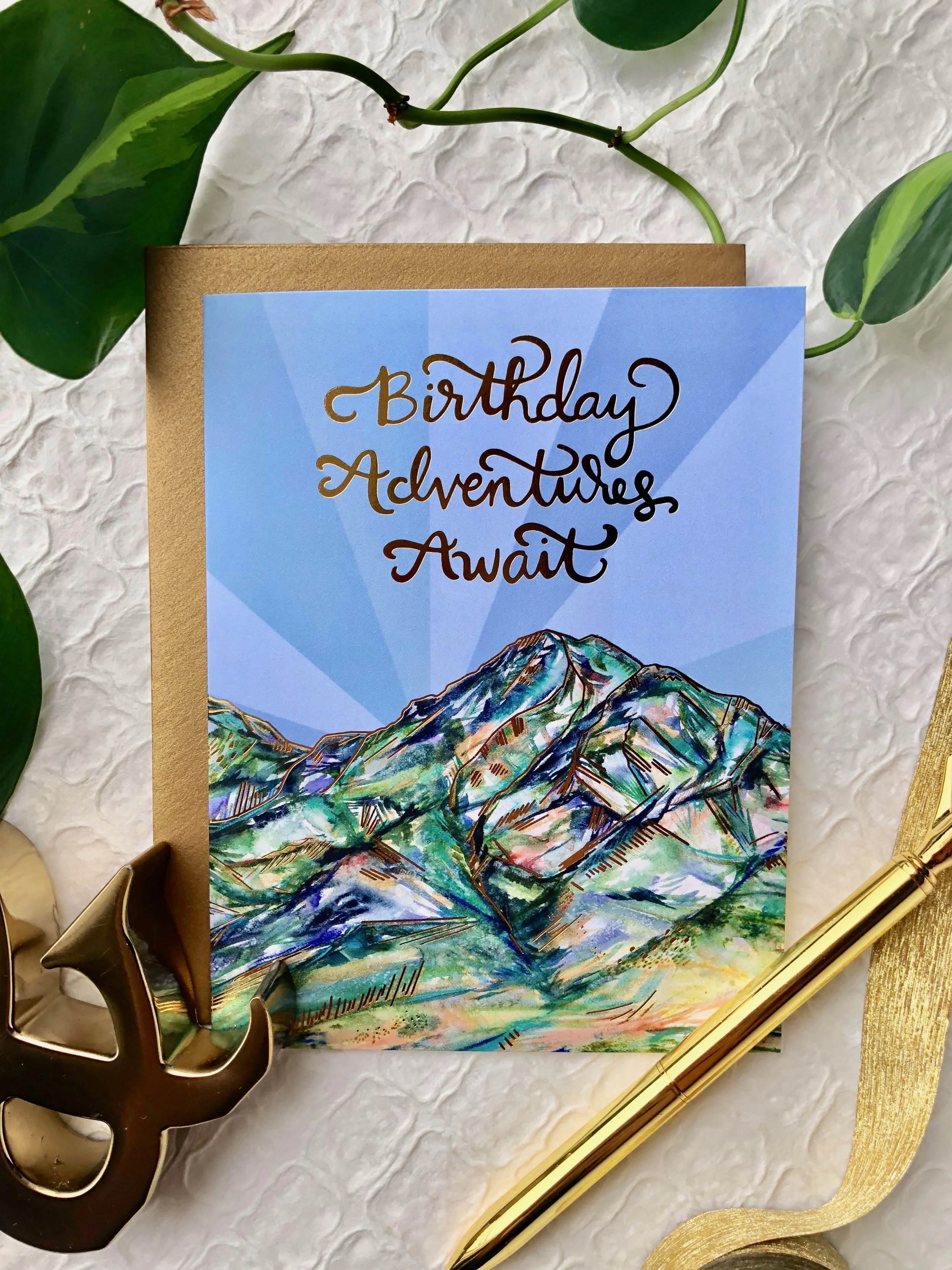 Birthday Adventures Await Card