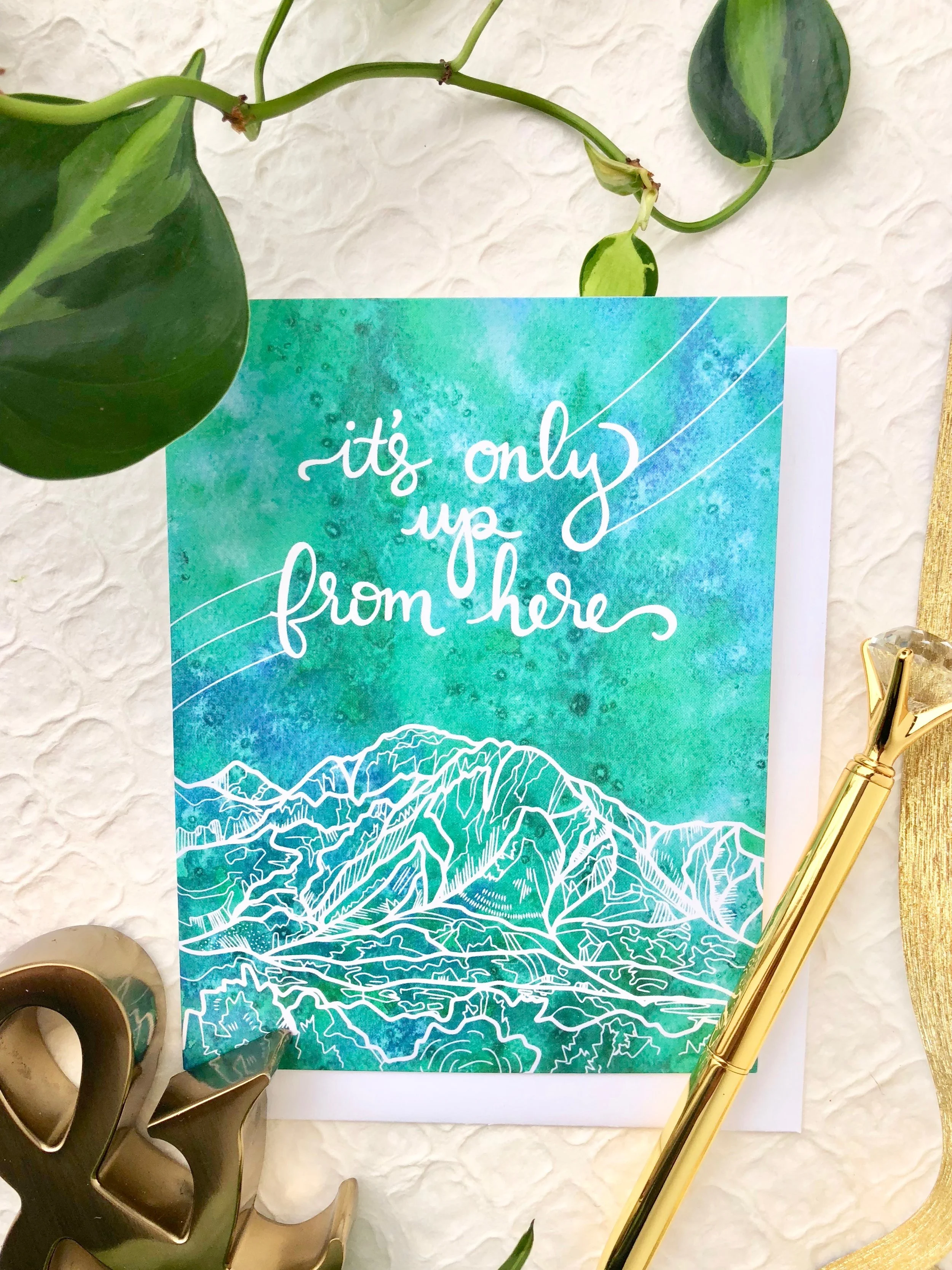 Only Up From Here Card