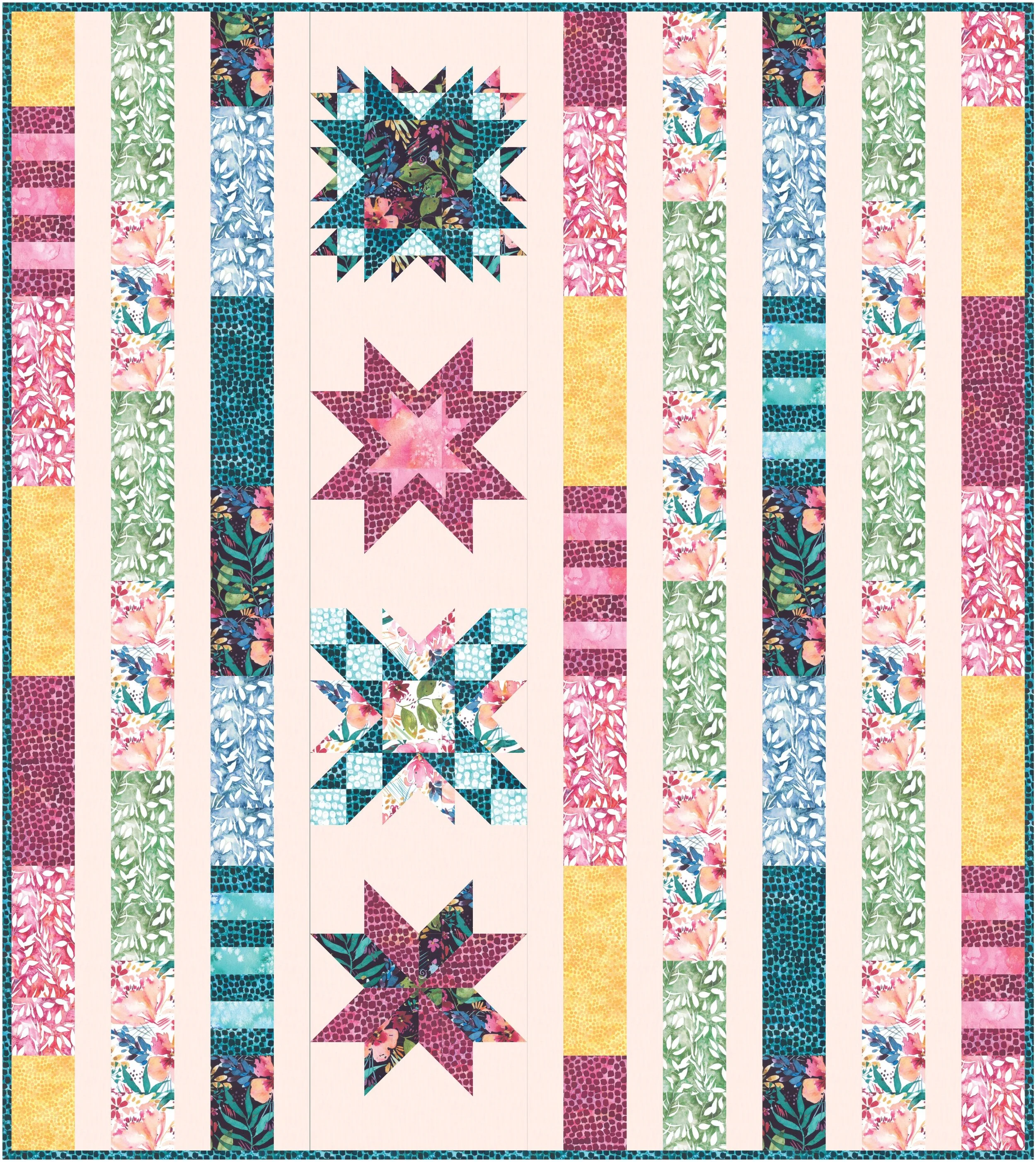 Watercolor Swirl Quilt Front.JPG