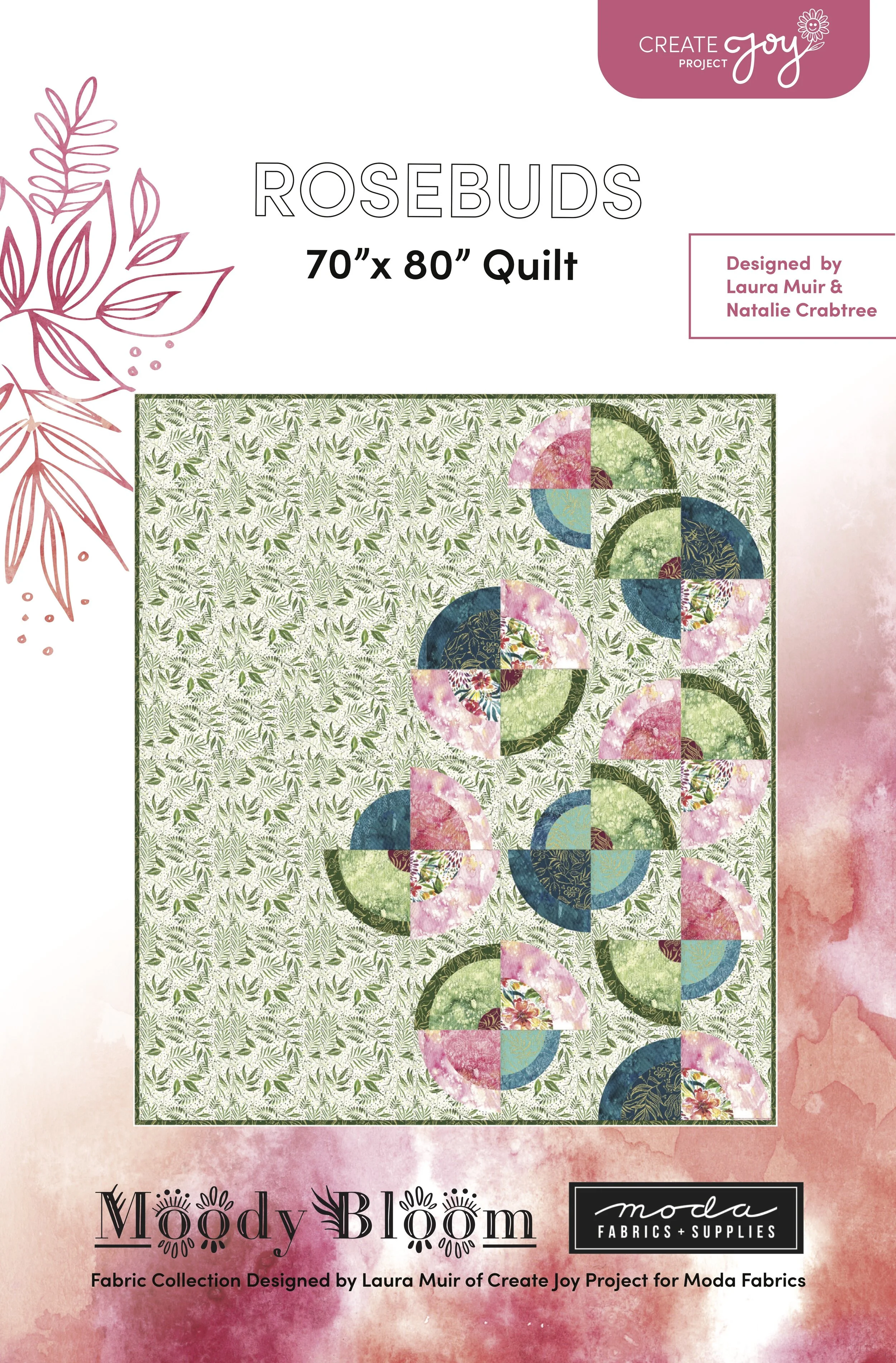 Rosebuds Quilt Pattern (PDF) — Create Joy Project