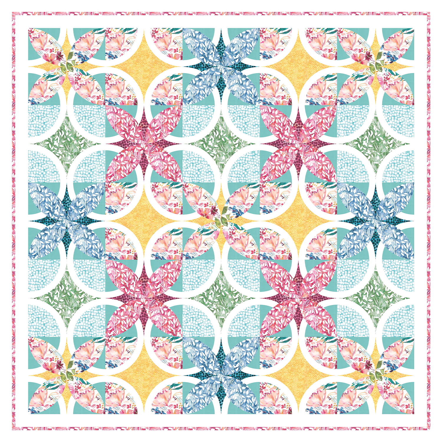 Floral Daydreams Quilt Pattern by Create Joy Project & Natalie Crabtree ...